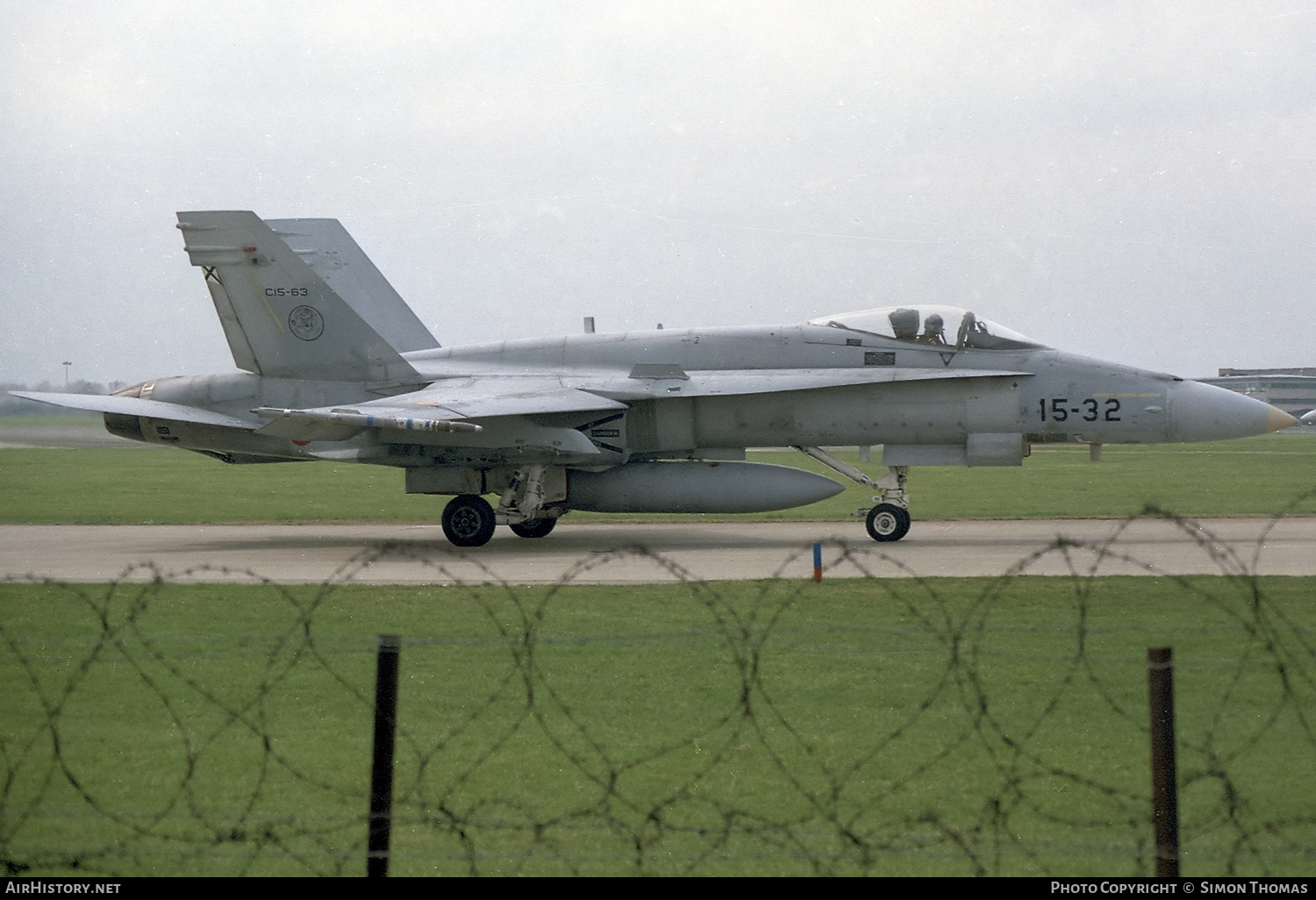 Aircraft Photo of C.15-63 | McDonnell Douglas EF-18A Hornet | Spain - Air Force | AirHistory.net #563852