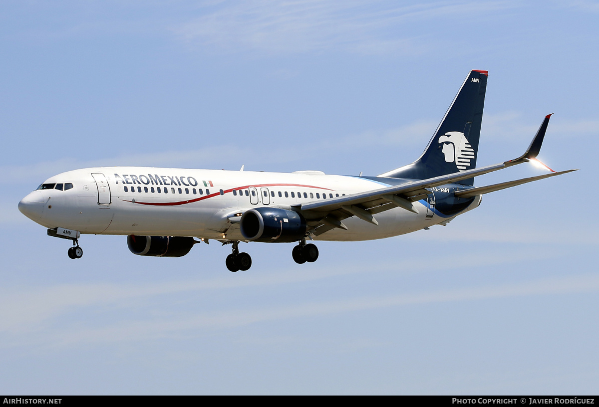 Aircraft Photo of XA-AMV | Boeing 737-852 | AeroMéxico | AirHistory.net #563868