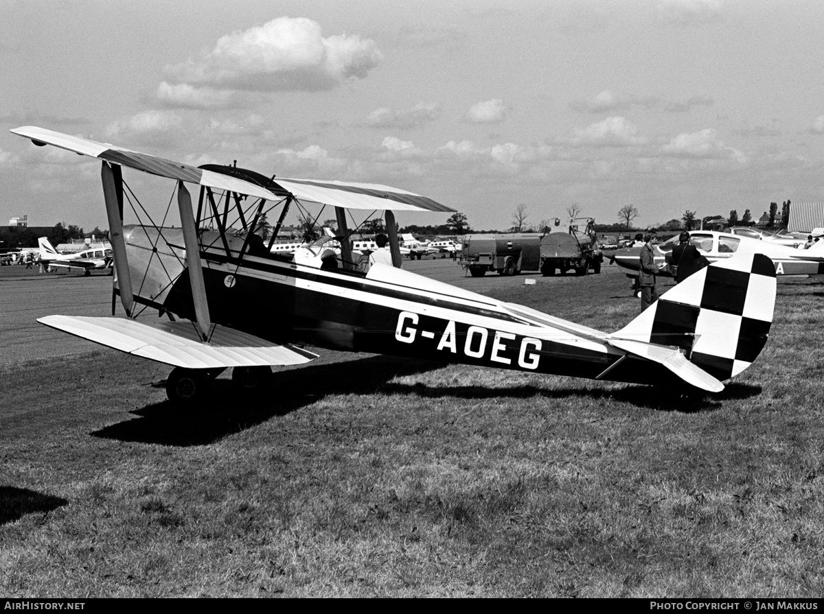 Aircraft Photo of G-AOEG | De Havilland D.H. 82A Tiger Moth II | AirHistory.net #563875