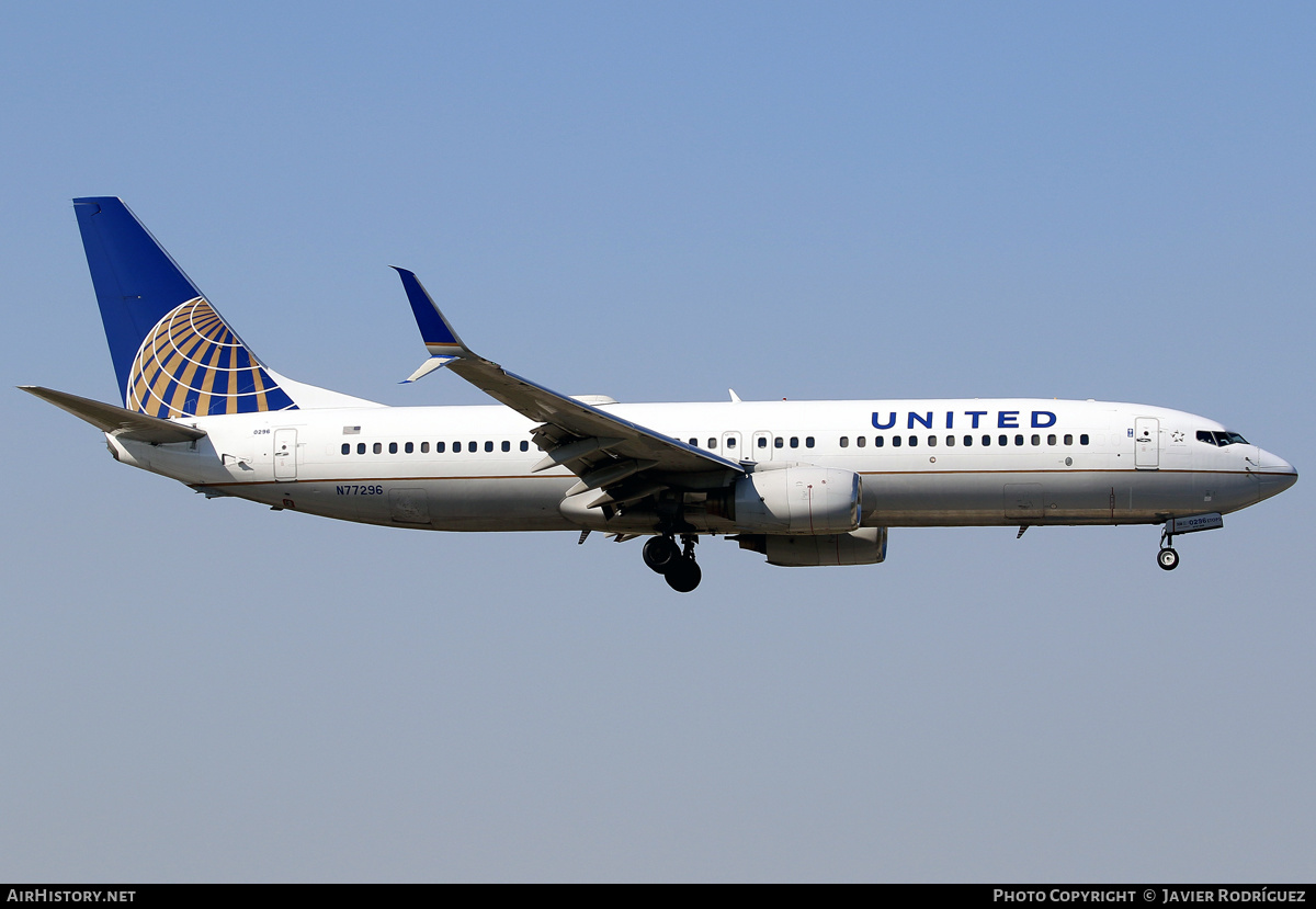 Aircraft Photo of N77296 | Boeing 737-824 | United Airlines | AirHistory.net #563883