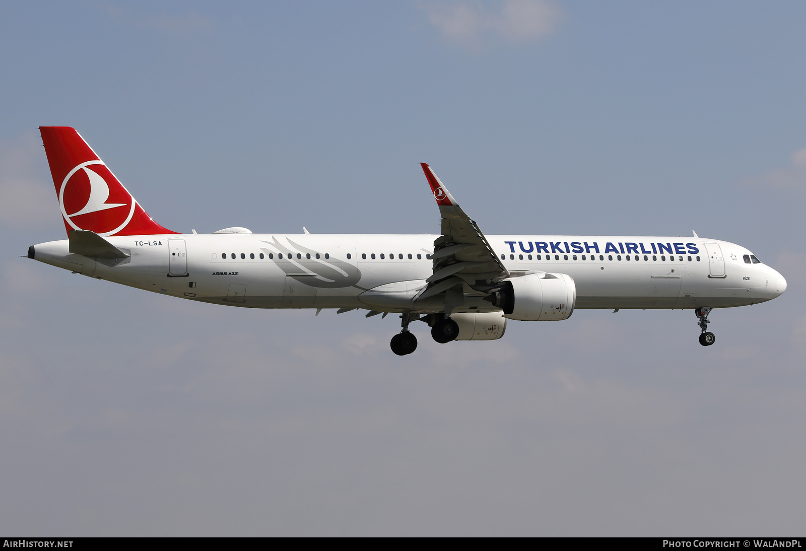 Aircraft Photo of TC-LSA | Airbus A321-271NX | Turkish Airlines | AirHistory.net #563935