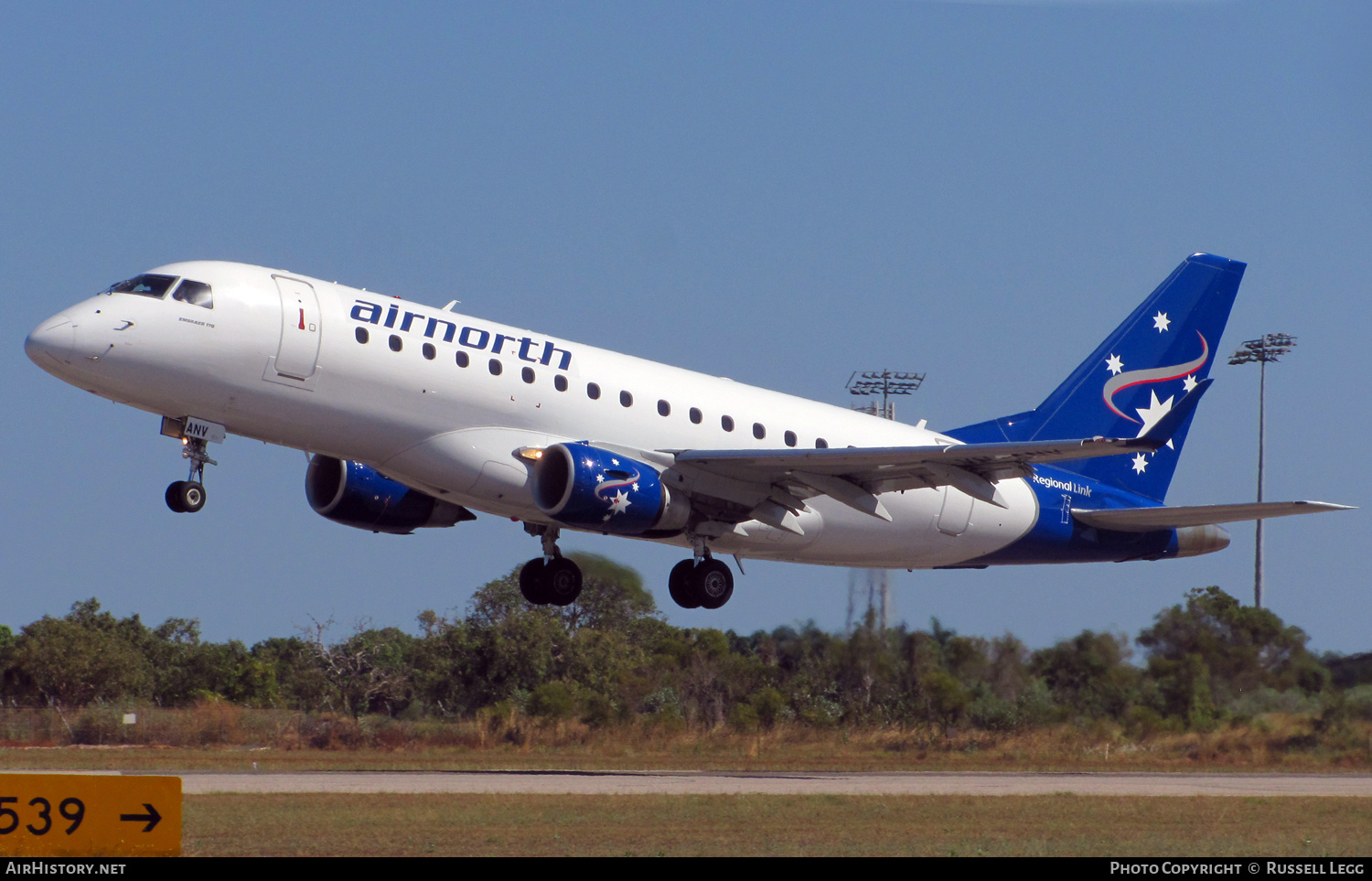 Aircraft Photo of VH-ANV | Embraer 170LR (ERJ-170-100LR) | Air North | AirHistory.net #563939