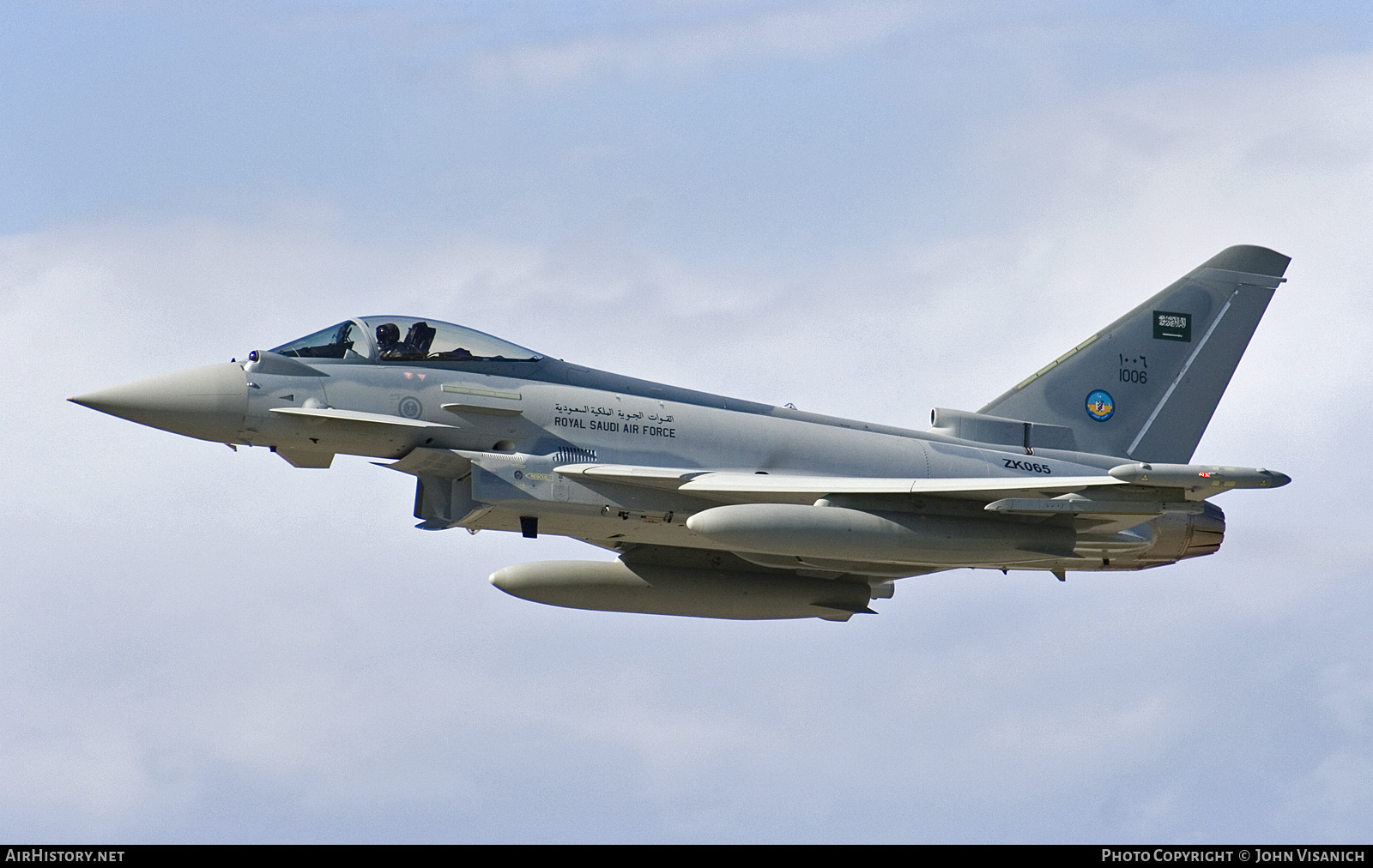 Aircraft Photo of 1006 / ZK065 | Eurofighter EF-2000 Typhoon F2 | Saudi Arabia - Air Force | AirHistory.net #563956