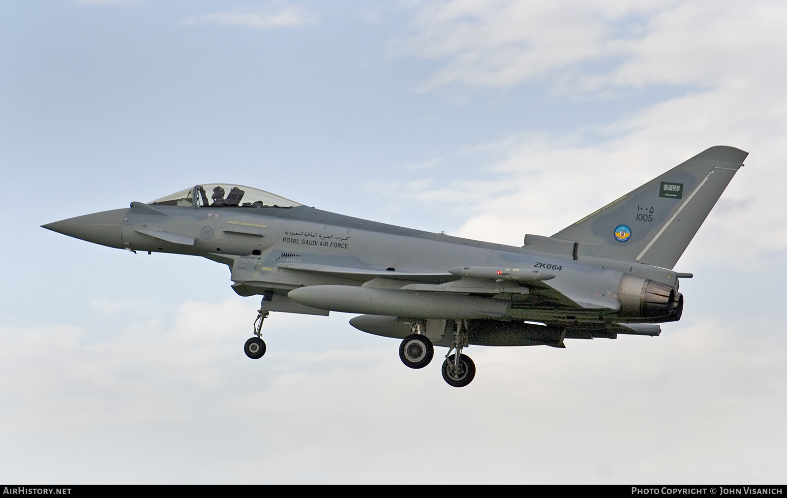 Aircraft Photo of 1005 / ZK064 | Eurofighter EF-2000 Typhoon | Saudi Arabia - Air Force | AirHistory.net #563963