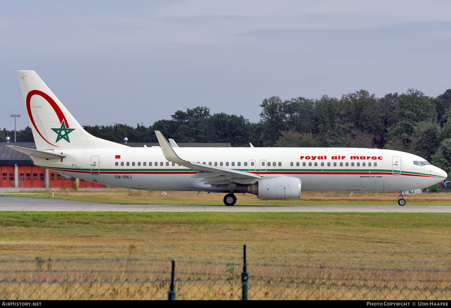 Aircraft Photo of CN-RNJ | Boeing 737-8B6 | Royal Air Maroc - RAM | AirHistory.net #563974
