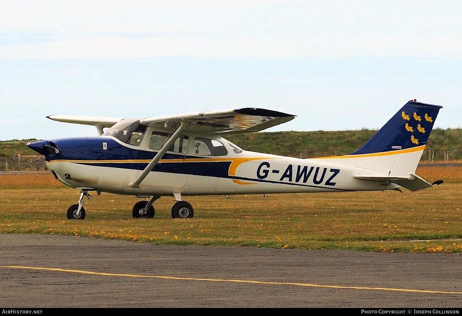 Aircraft Photo of G-AWUZ | Reims F172H | AirHistory.net #564001
