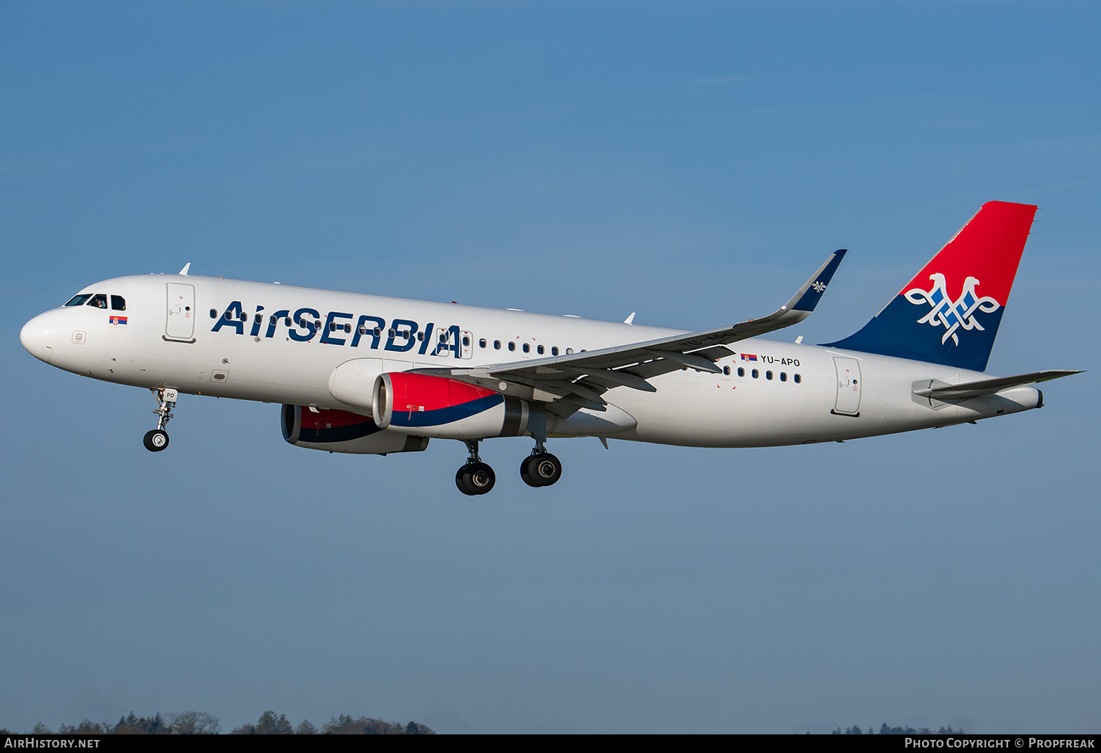 Aircraft Photo of YU-APO | Airbus A320-232 | Air Serbia | AirHistory.net #564014