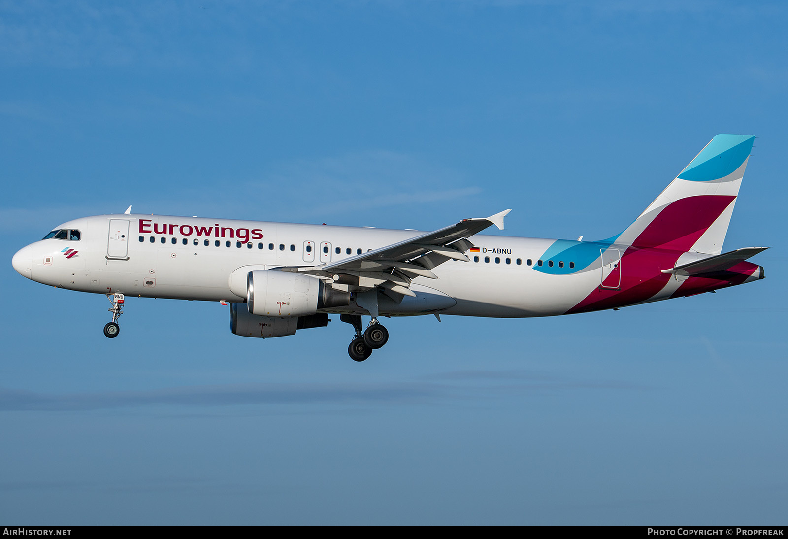 Aircraft Photo of D-ABNU | Airbus A320-214 | Eurowings | AirHistory.net #564018