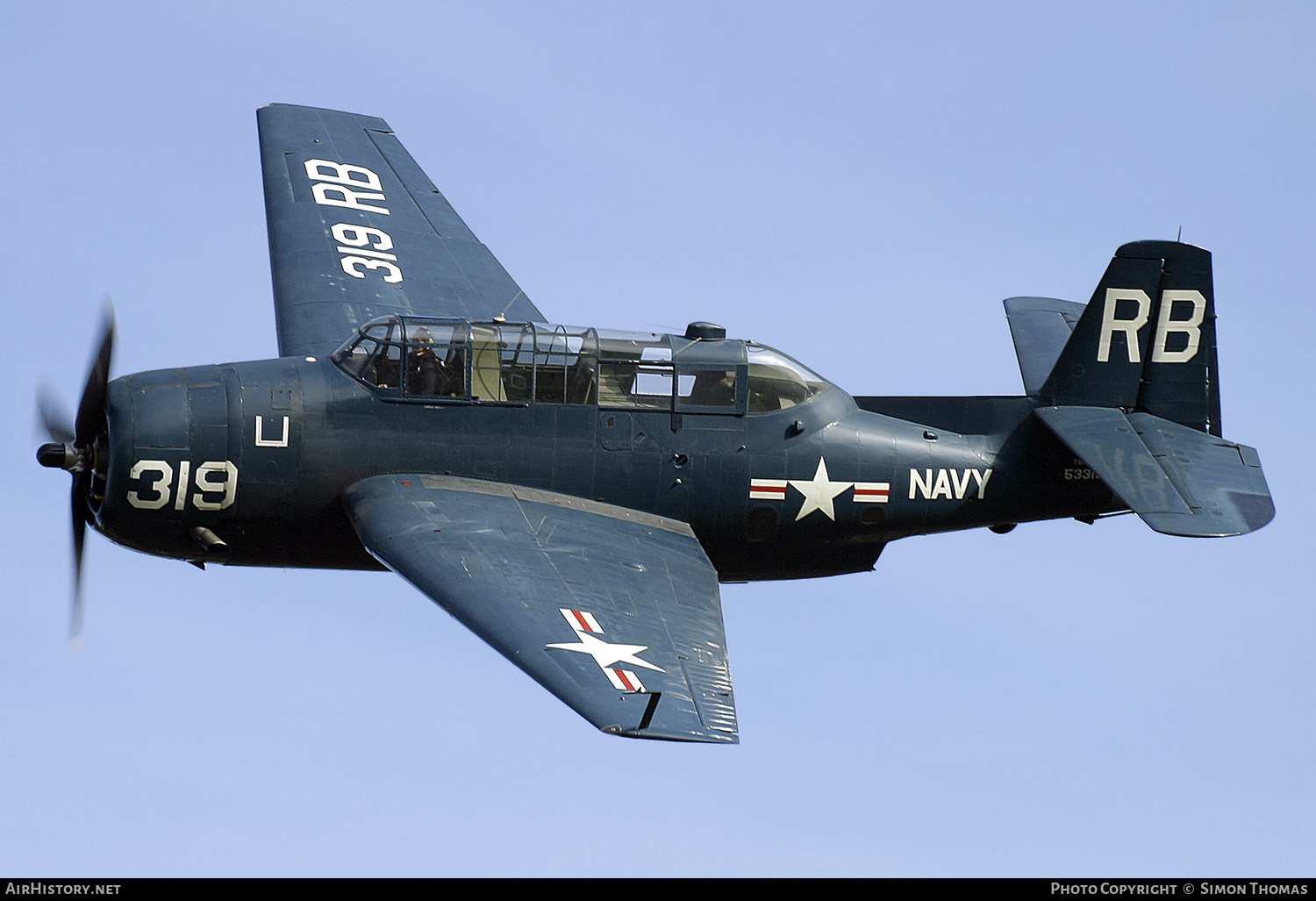 Aircraft Photo of G-BTDP / 53319 | Grumman TBM-3R Avenger | USA - Navy | AirHistory.net #564027