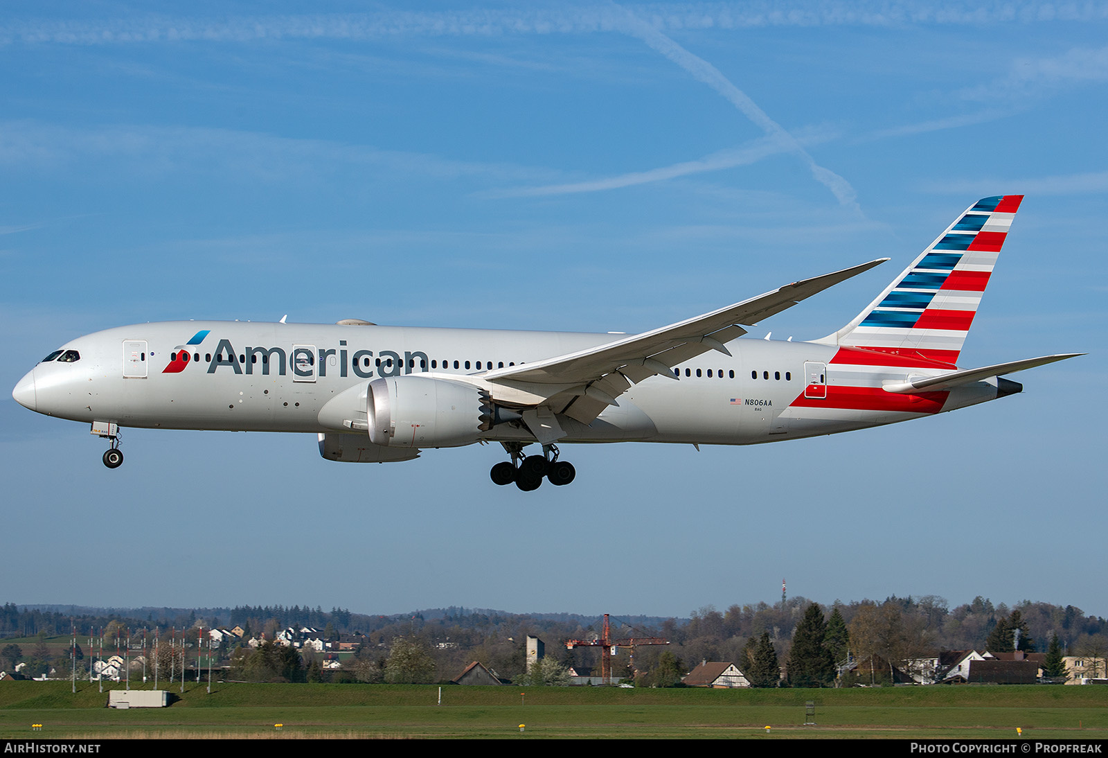 Aircraft Photo of N806AA | Boeing 787-8 Dreamliner | American Airlines | AirHistory.net #564079