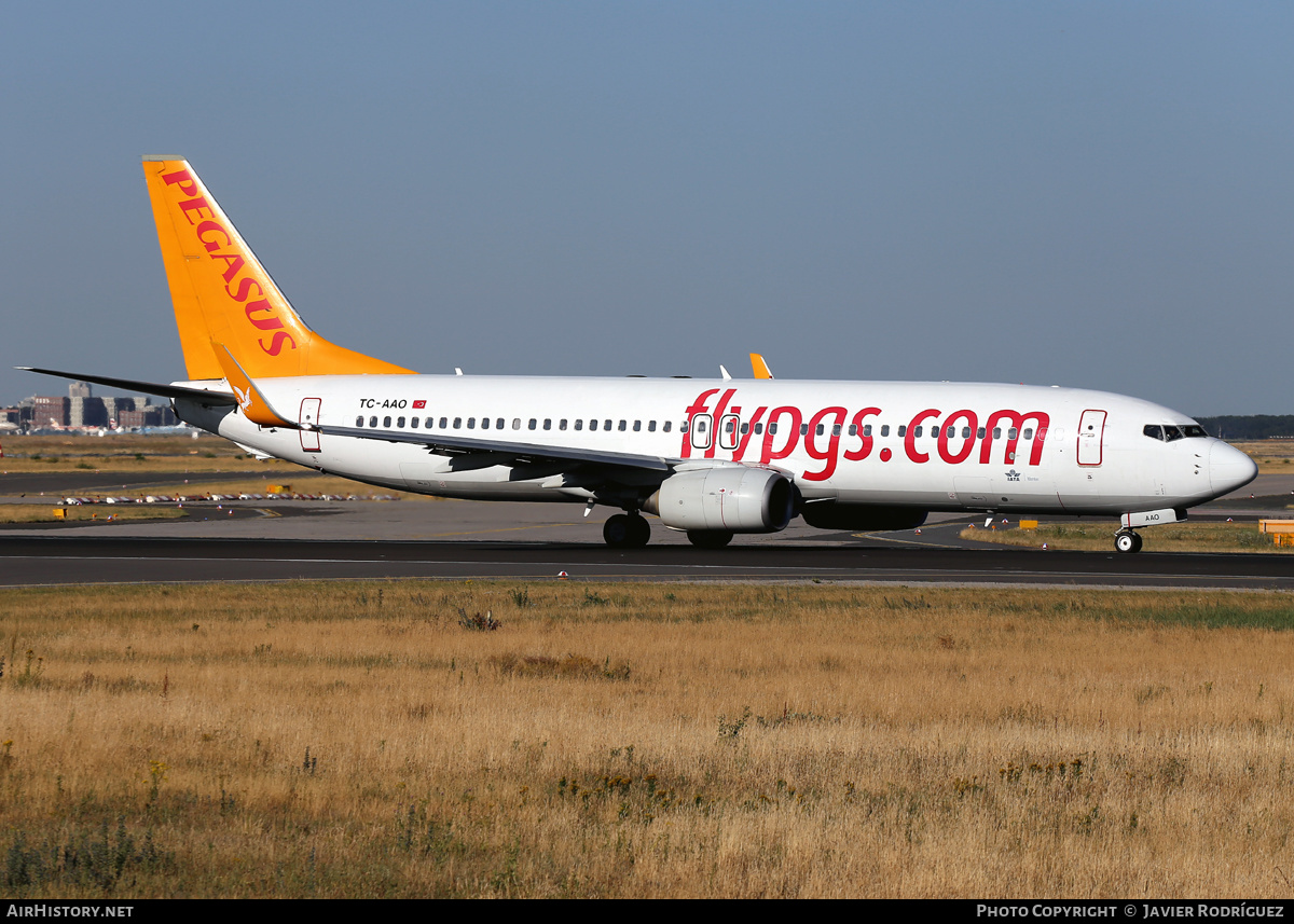 Aircraft Photo of TC-AAO | Boeing 737-86N | Pegasus Airlines | AirHistory.net #564102