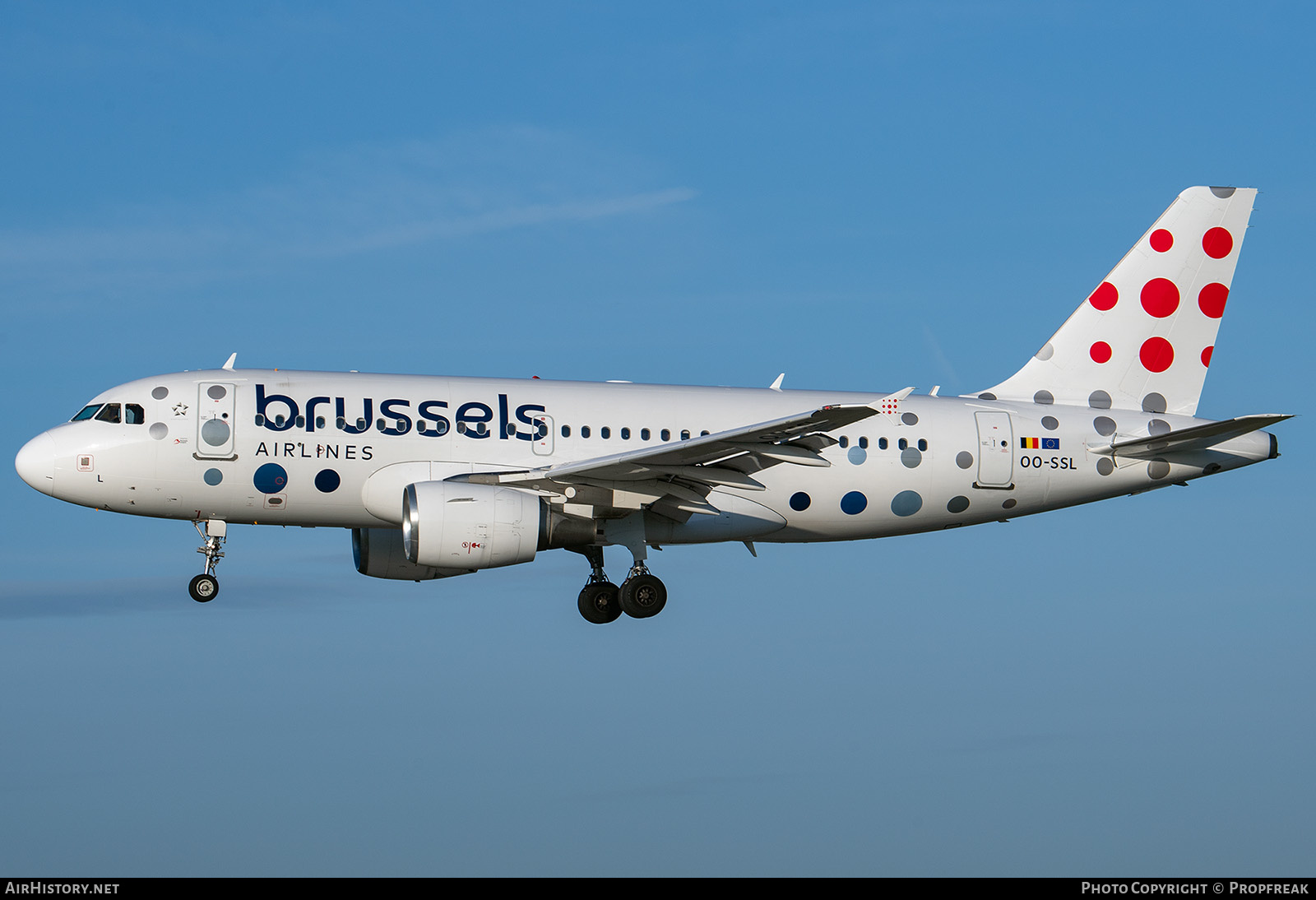 Aircraft Photo of OO-SSL | Airbus A319-111 | Brussels Airlines | AirHistory.net #564111