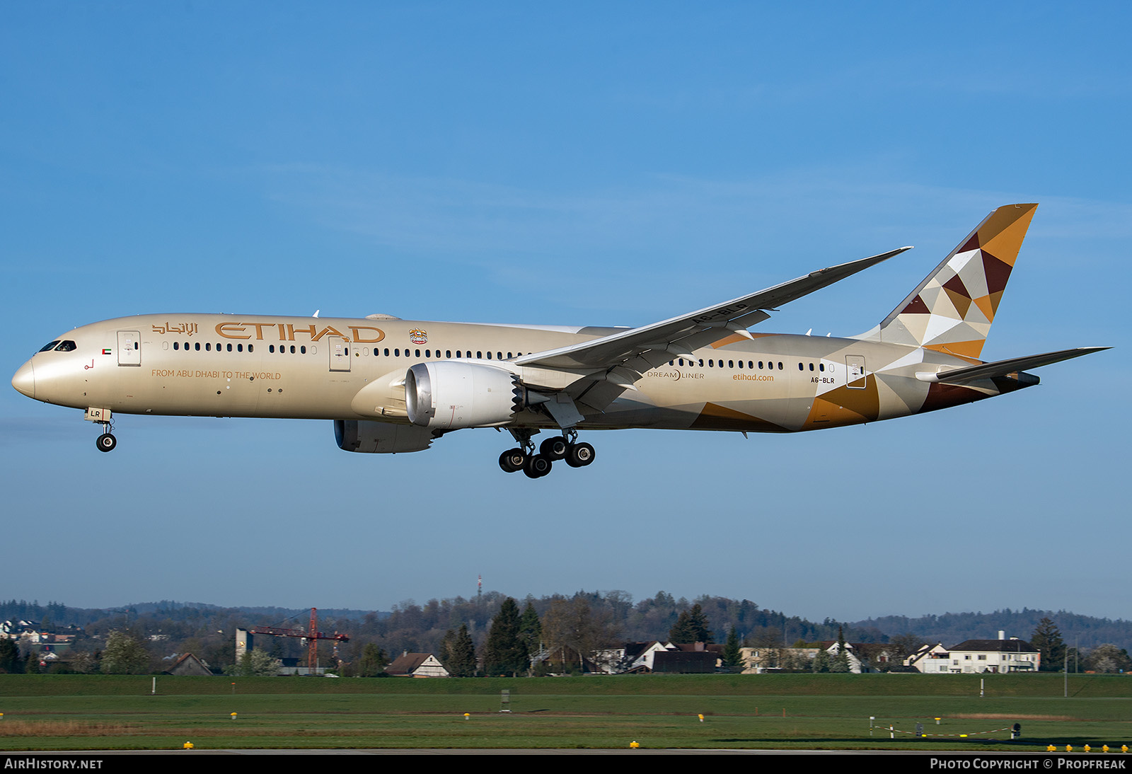 Aircraft Photo of A6-BLR | Boeing 787-9 Dreamliner | Etihad Airways | AirHistory.net #564121
