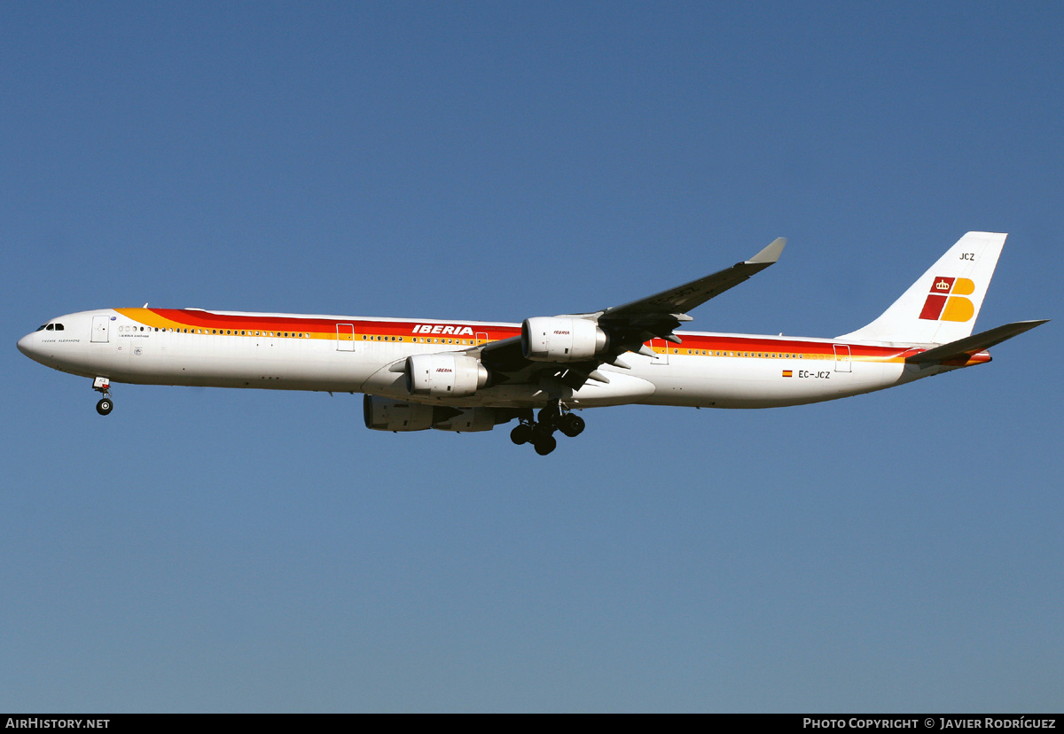 Aircraft Photo of EC-JCZ | Airbus A340-642 | Iberia | AirHistory.net #564141