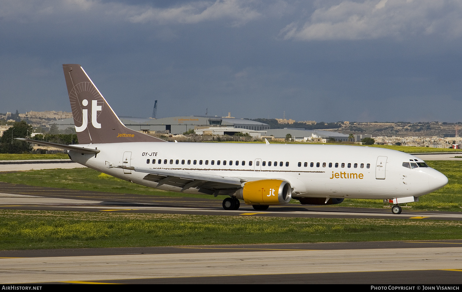 Aircraft Photo of OY-JTE | Boeing 737-3L9 | Jettime | AirHistory.net #564167