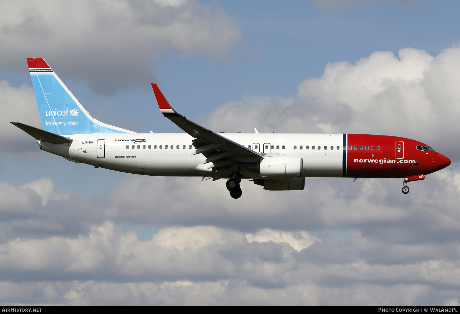 Aircraft Photo of LN-NIO | Boeing 737-81M | Norwegian | AirHistory.net #564187