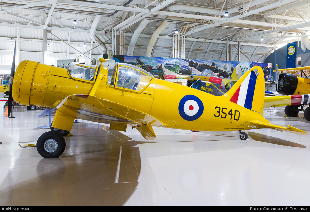 Aircraft Photo of C-FORT / 3540 | Fleet 60K Fort Mk2 | Canada - Air Force | AirHistory.net #564203