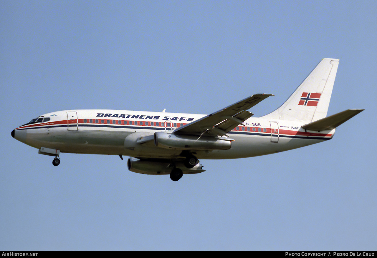 Aircraft Photo of LN-SUB | Boeing 737-205/Adv | Braathens SAFE | AirHistory.net #564218