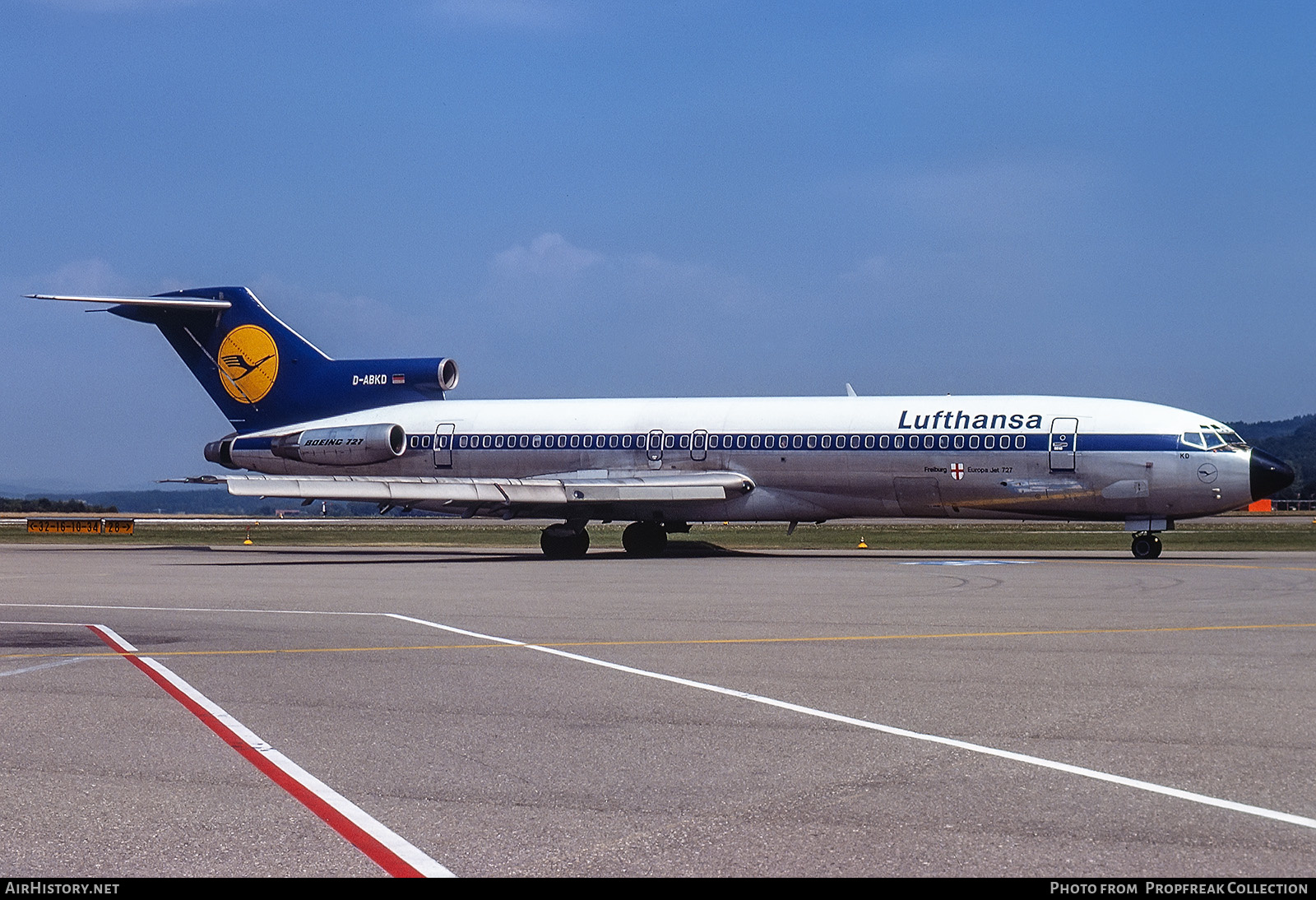 Aircraft Photo of D-ABKD | Boeing 727-230/Adv | Lufthansa | AirHistory.net #564231