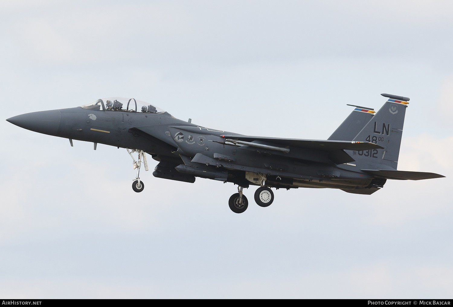 Aircraft Photo of 91-0312 / AF91-312 | McDonnell Douglas F-15E Strike Eagle | USA - Air Force | AirHistory.net #564237