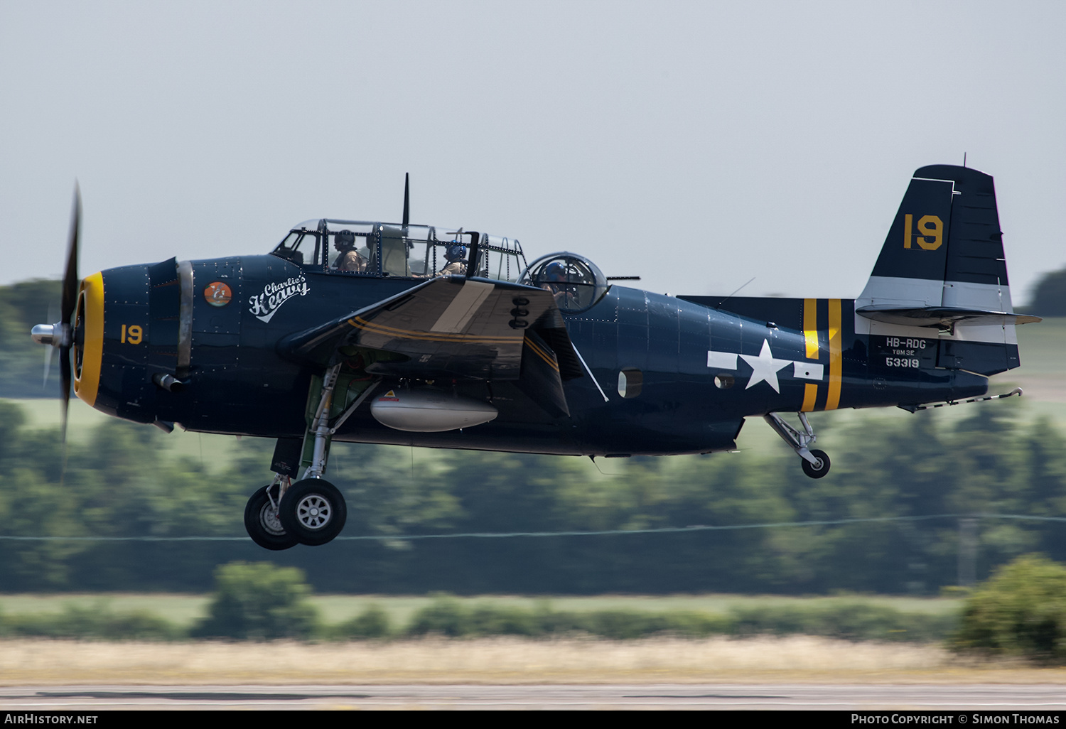 Aircraft Photo of HB-RDG / 53319 | Grumman TBM-3E Avenger | USA - Navy | AirHistory.net #564245