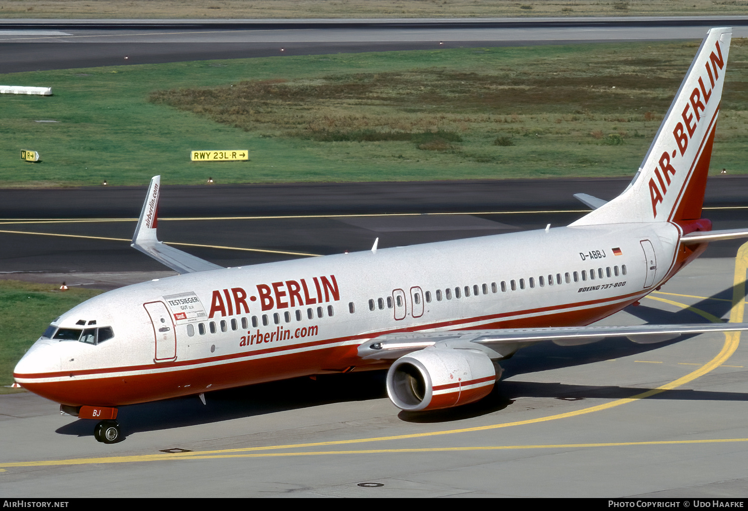 Aircraft Photo of D-ABBJ | Boeing 737-86Q | Air Berlin | AirHistory.net #564252