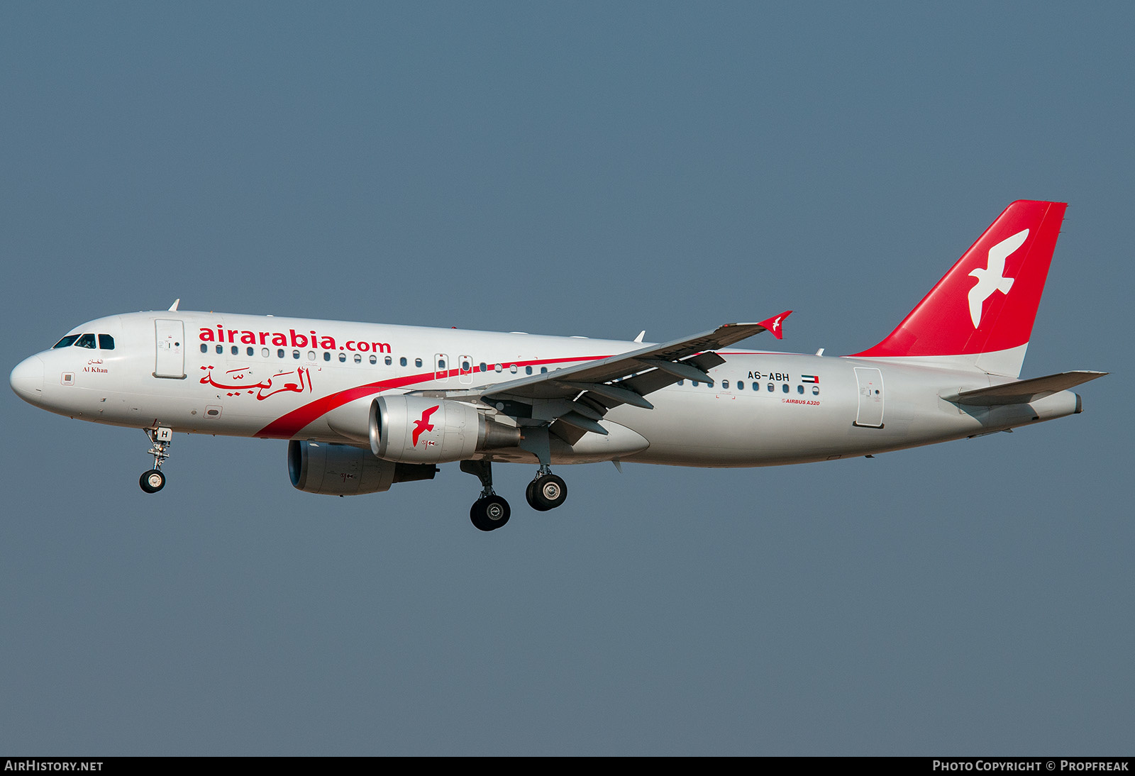 Aircraft Photo of A6-ABH | Airbus A320-214 | Air Arabia | AirHistory.net #564254