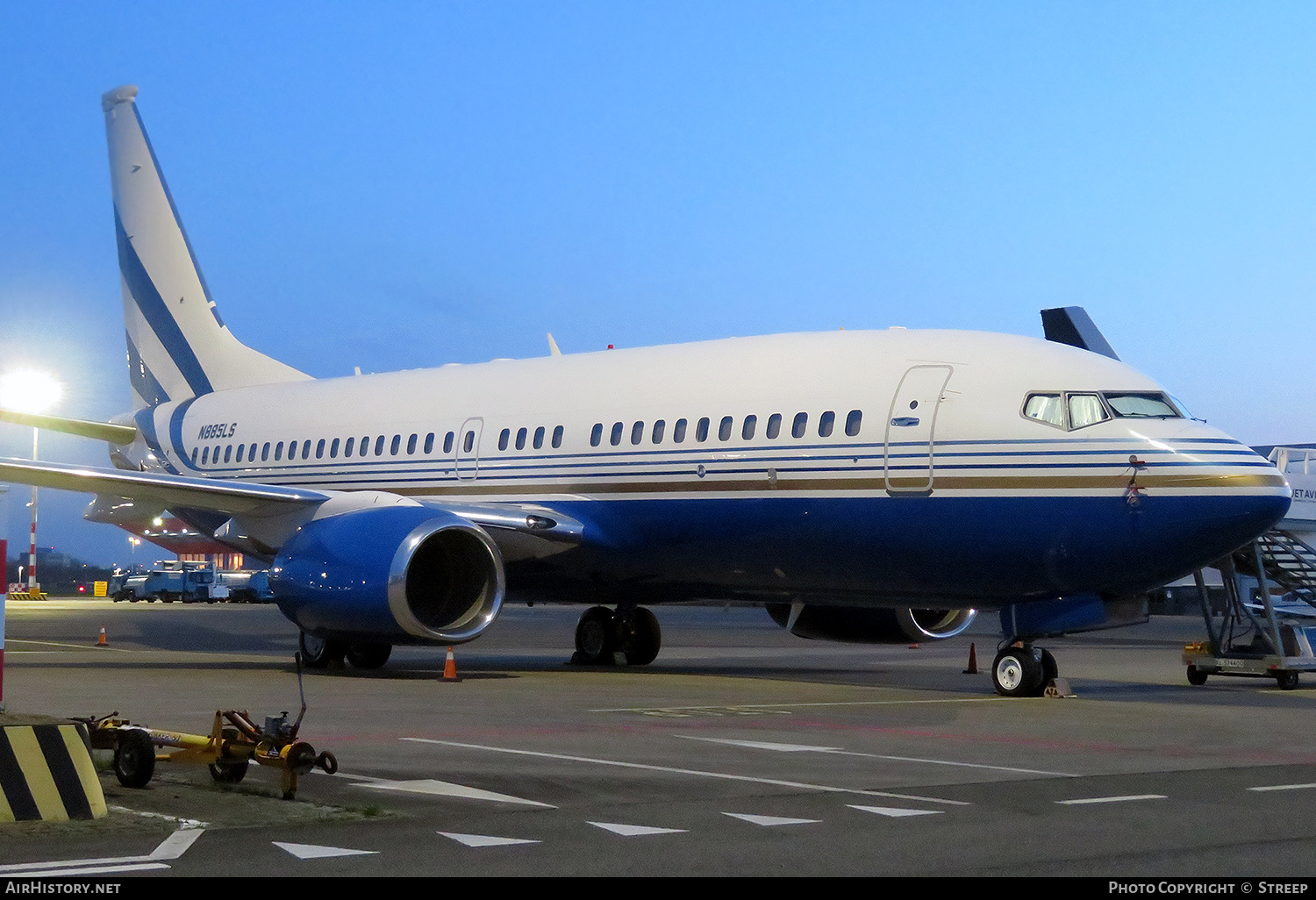 Aircraft Photo of N885LS | Boeing 737-7EL BBJ | Las Vegas Sands | AirHistory.net #564293