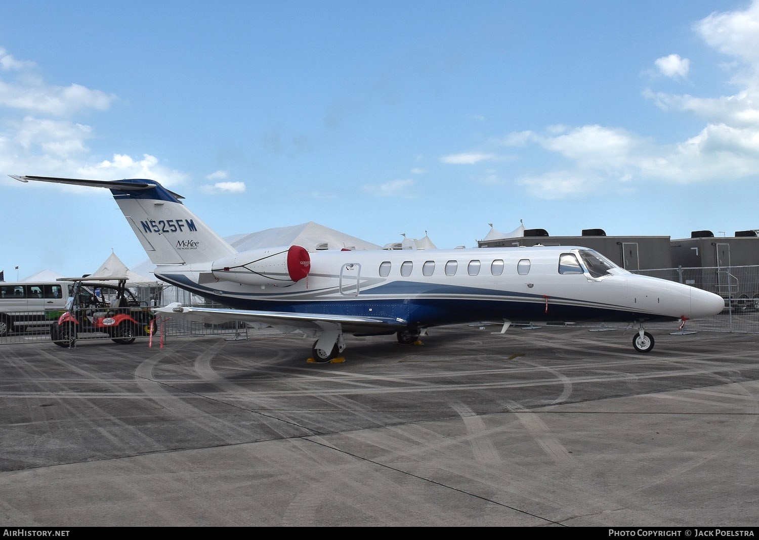 Aircraft Photo of N525FM | Cessna 525B CitationJet CJ3+ | McKee Group | AirHistory.net #564295