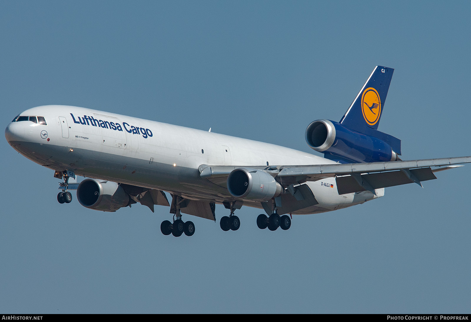 Aircraft Photo of D-ALCJ | McDonnell Douglas MD-11F | Lufthansa Cargo | AirHistory.net #564301