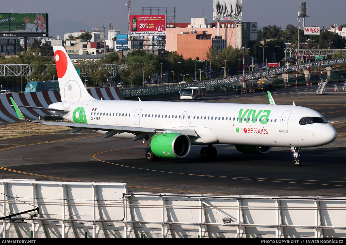 Aircraft Photo of XA-VBS | Airbus A321-271NX | Viva Aerobús | AirHistory.net #564309