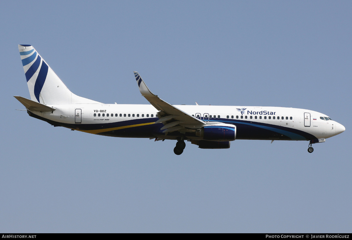 Aircraft Photo of VQ-BDZ | Boeing 737-8K5 | NordStar Airlines | AirHistory.net #564310