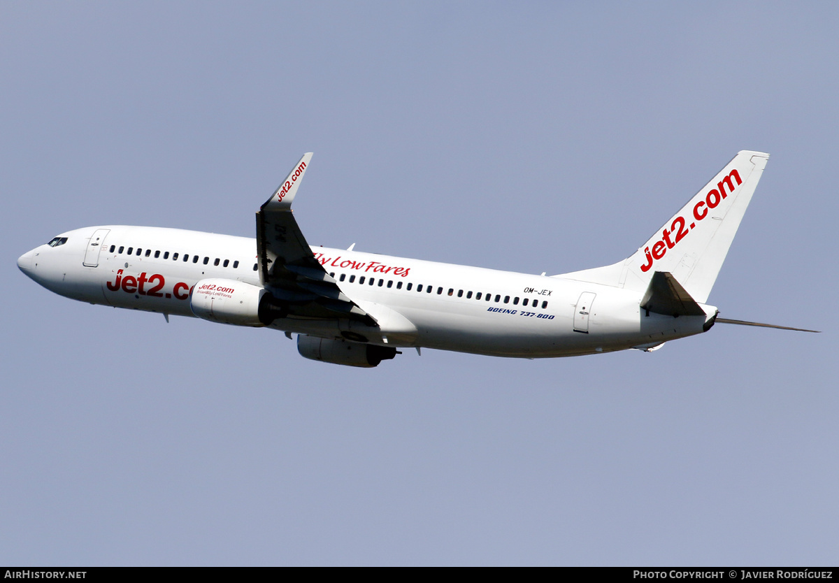 Aircraft Photo of OM-JEX | Boeing 737-8AS | Jet2 | AirHistory.net #564312
