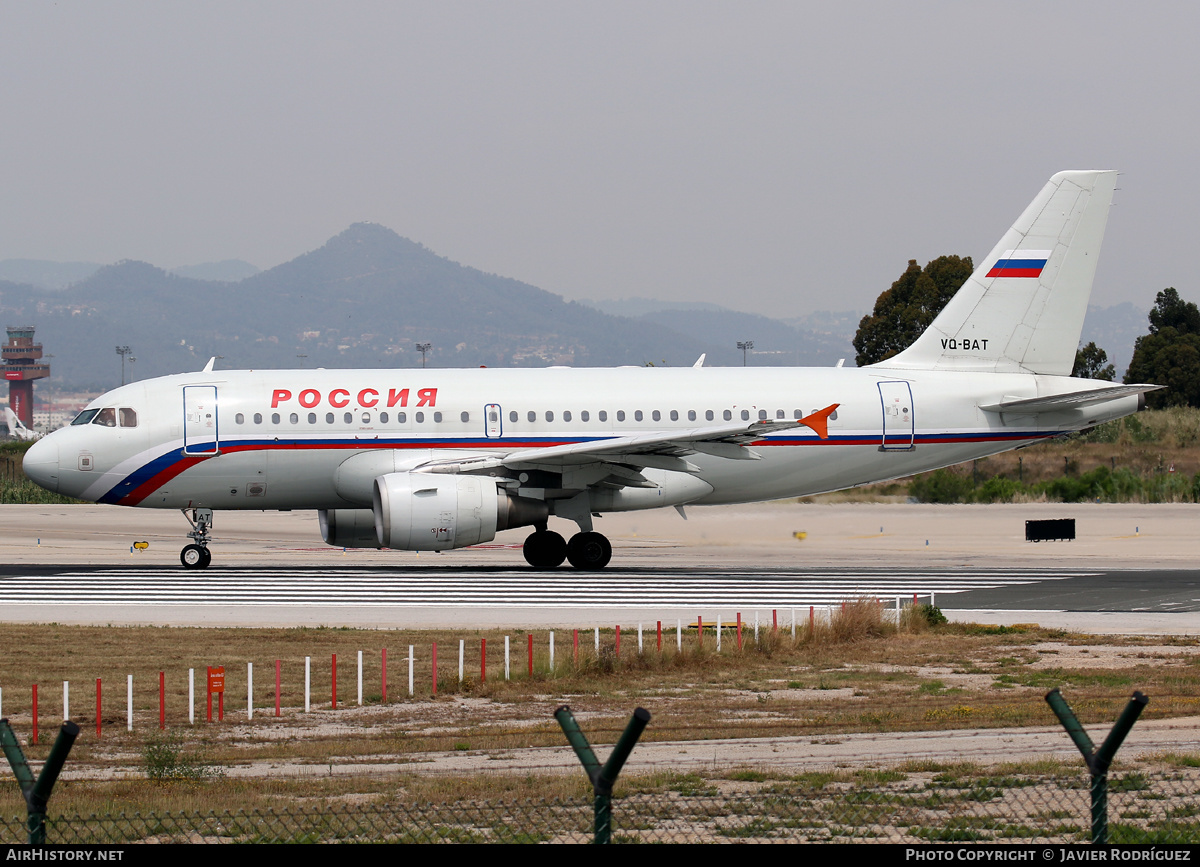 Aircraft Photo of VQ-BAT | Airbus A319-111 | Rossiya - Russian Airlines | AirHistory.net #564315
