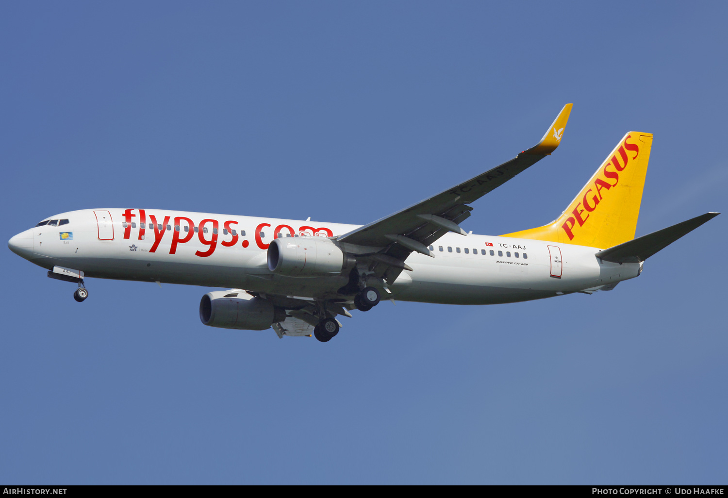 Aircraft Photo of TC-AAJ | Boeing 737-82R | Pegasus Airlines | AirHistory.net #564319