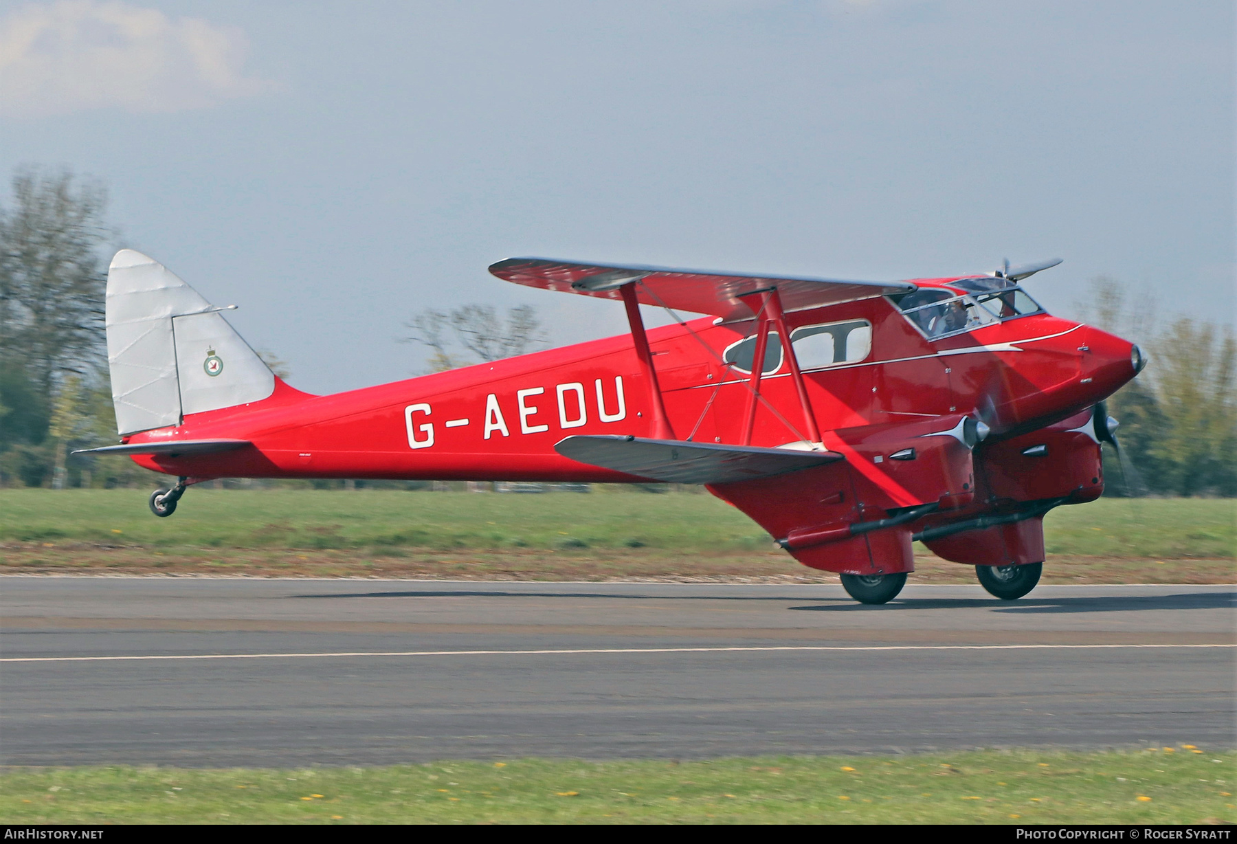 Aircraft Photo of G-AEDU | De Havilland D.H. 90A Dragonfly | AirHistory.net #564333