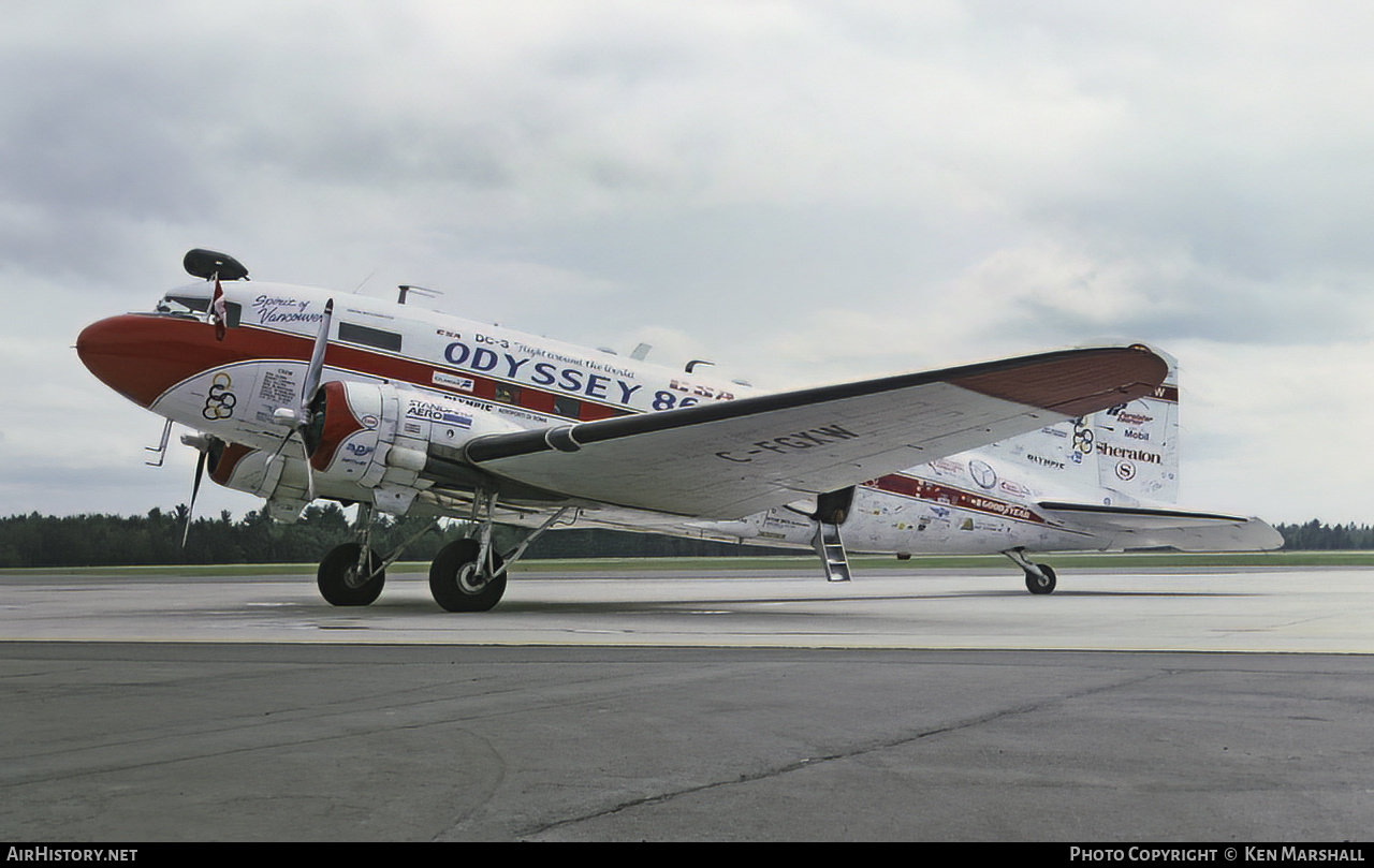 Aircraft Photo of C-FGXW | Douglas DC-3(C) | AirHistory.net #564335