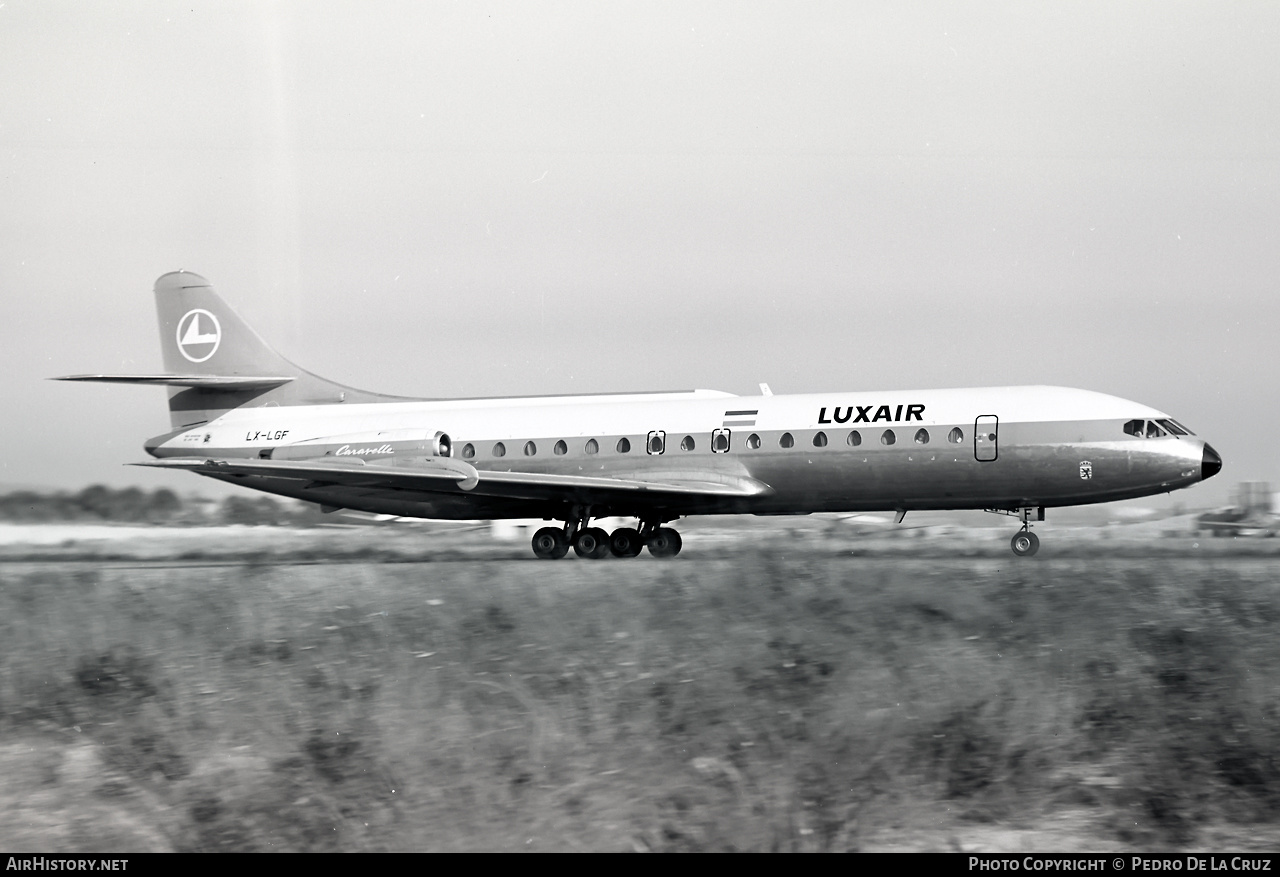 Aircraft Photo of LX-LGF | Sud SE-210 Caravelle VI-R | Luxair | AirHistory.net #564342