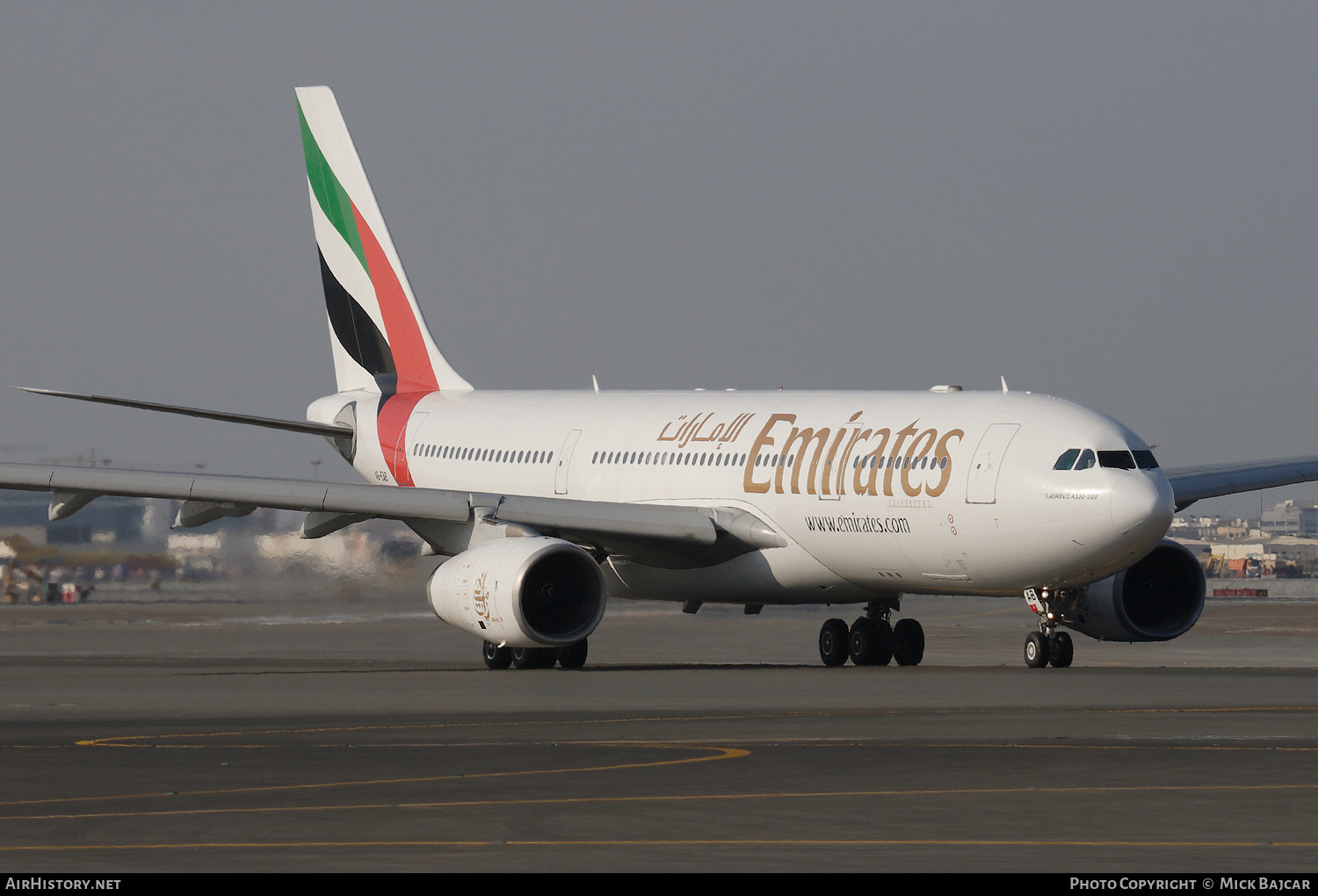 Aircraft Photo of A6-EAB | Airbus A330-243 | Emirates | AirHistory.net #564349