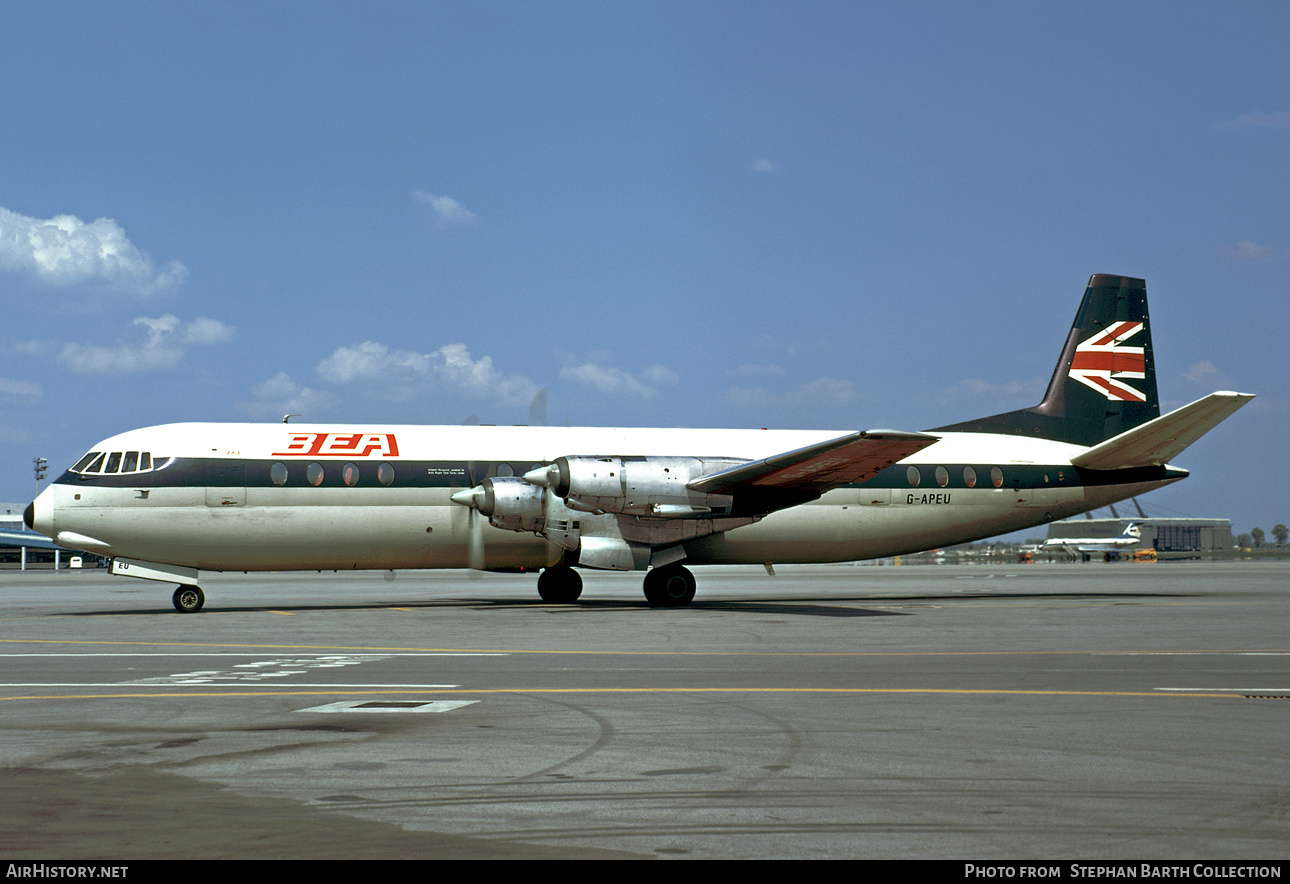 Aircraft Photo of G-APEU | Vickers 953 Vanguard | BEA - British European Airways | AirHistory.net #564350