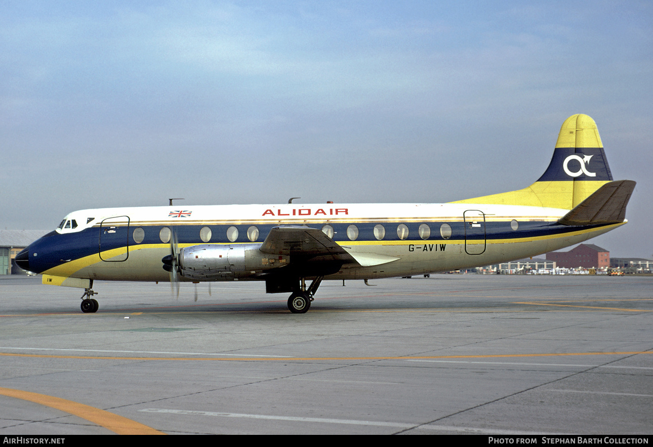 Aircraft Photo of G-AVIW | Vickers 812 Viscount | Alidair | AirHistory.net #564358