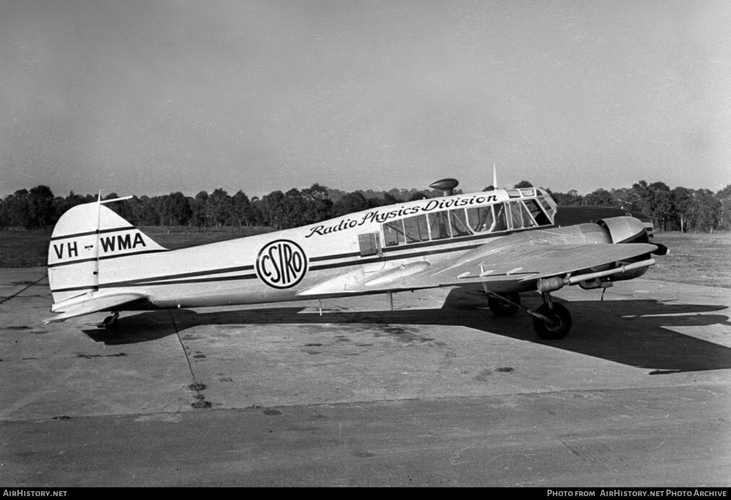Aircraft Photo of VH-WMA | Avro 652A Anson I | CSIRO | AirHistory.net #564397