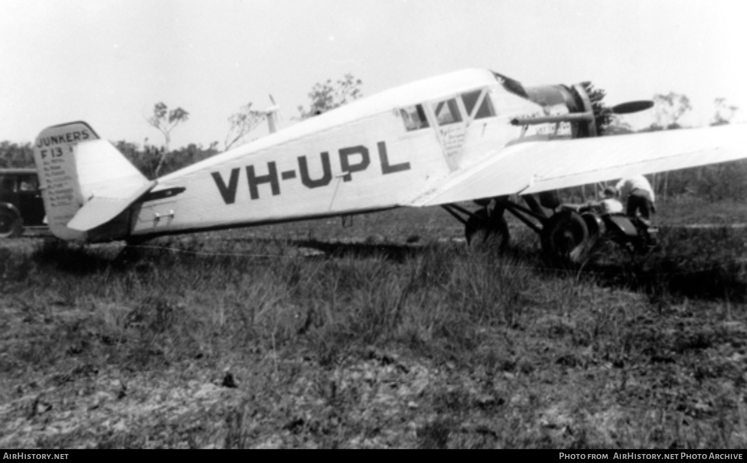 Aircraft Photo of VH-UPL | Junkers F13l | Sky Travel | AirHistory.net #564403