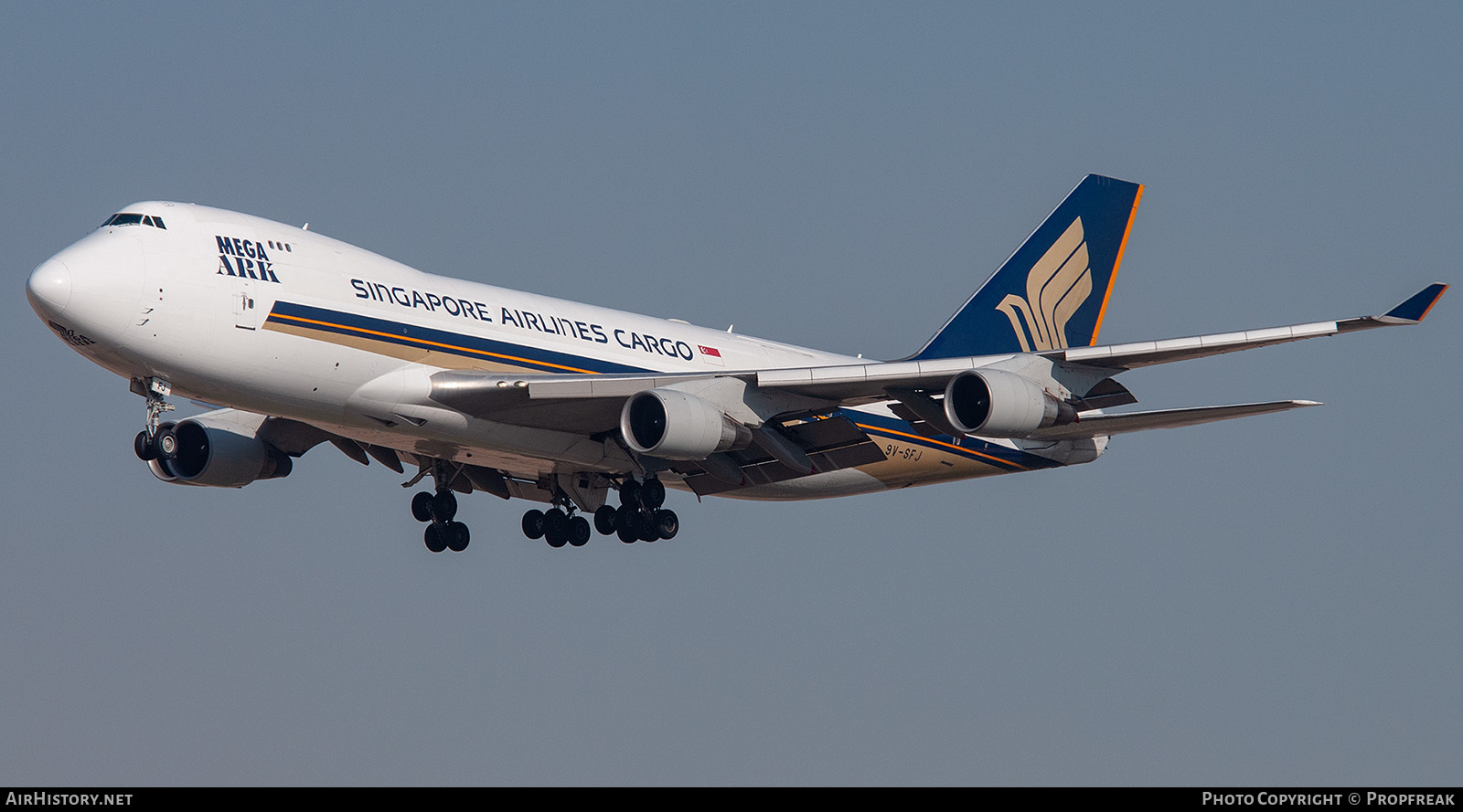 Aircraft Photo of 9V-SFJ | Boeing 747-412F/SCD | Singapore Airlines Cargo | AirHistory.net #564409