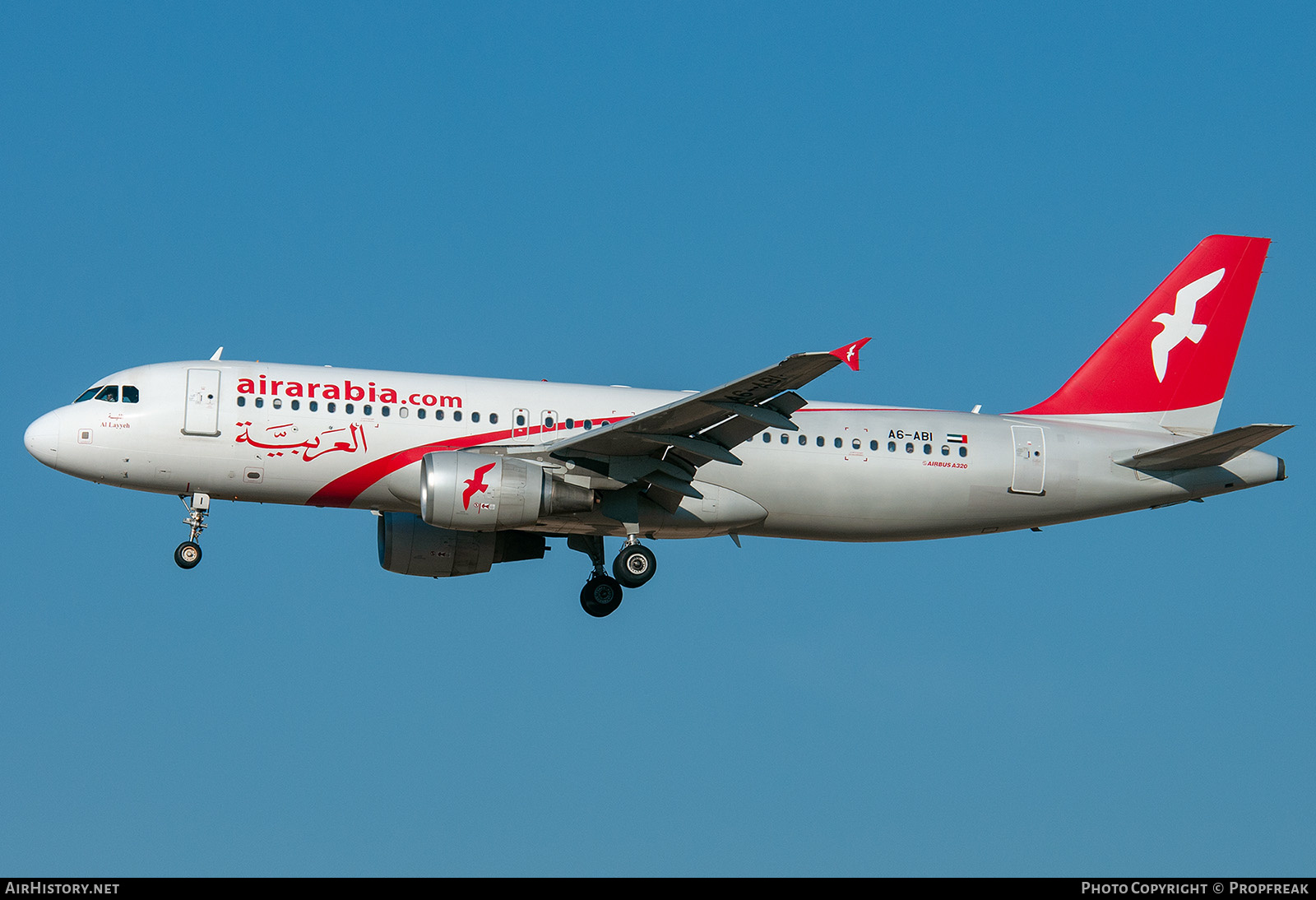 Aircraft Photo of A6-ABI | Airbus A320-214 | Air Arabia | AirHistory.net #564411