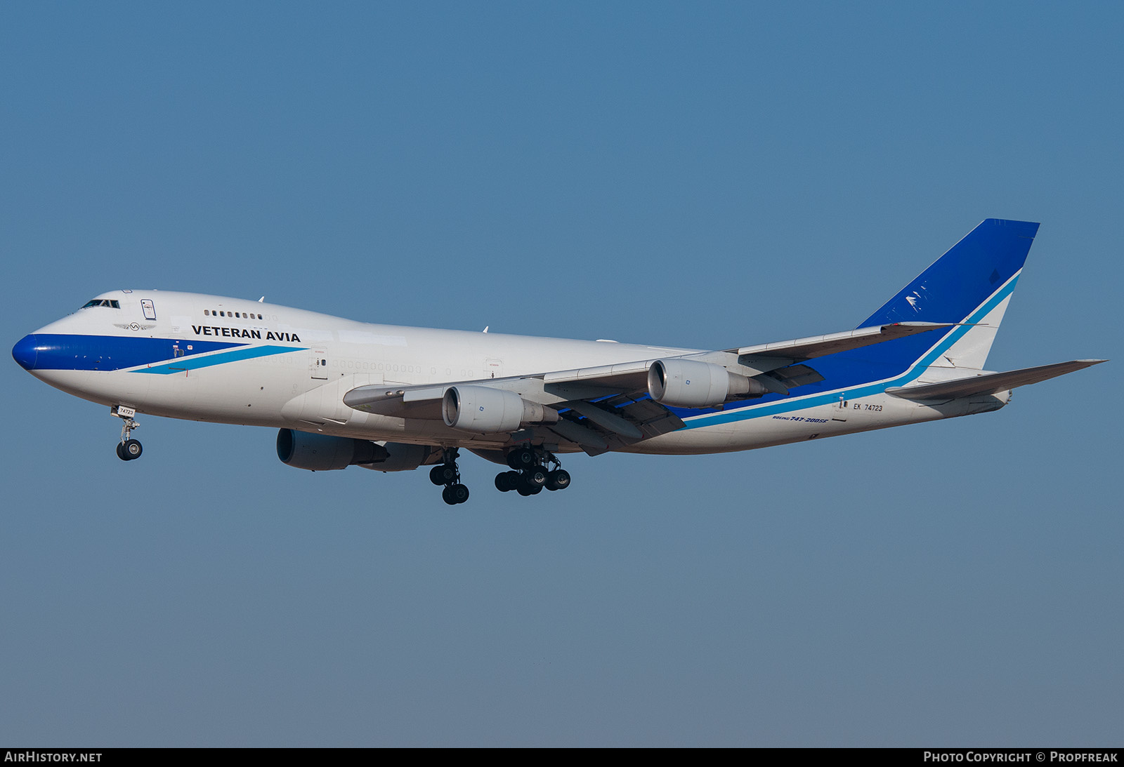 Aircraft Photo of EK-74723 | Boeing 747-281B(SF) | Veteran Avia | AirHistory.net #564419