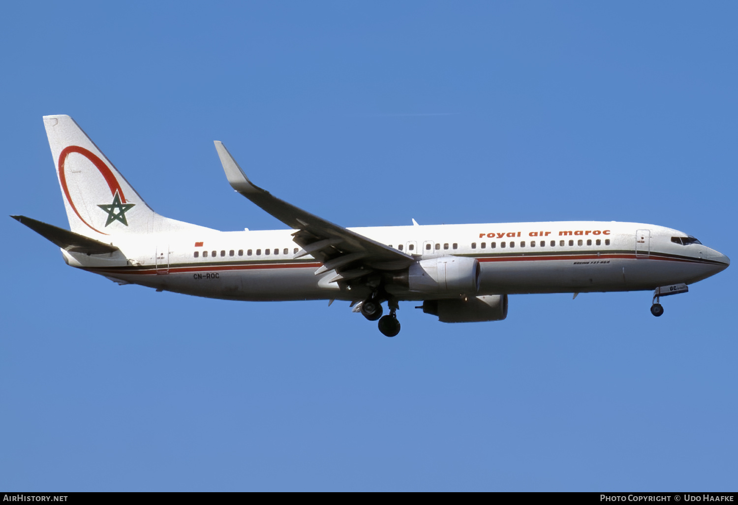 Aircraft Photo of CN-ROC | Boeing 737-8B6 | Royal Air Maroc - RAM | AirHistory.net #564431