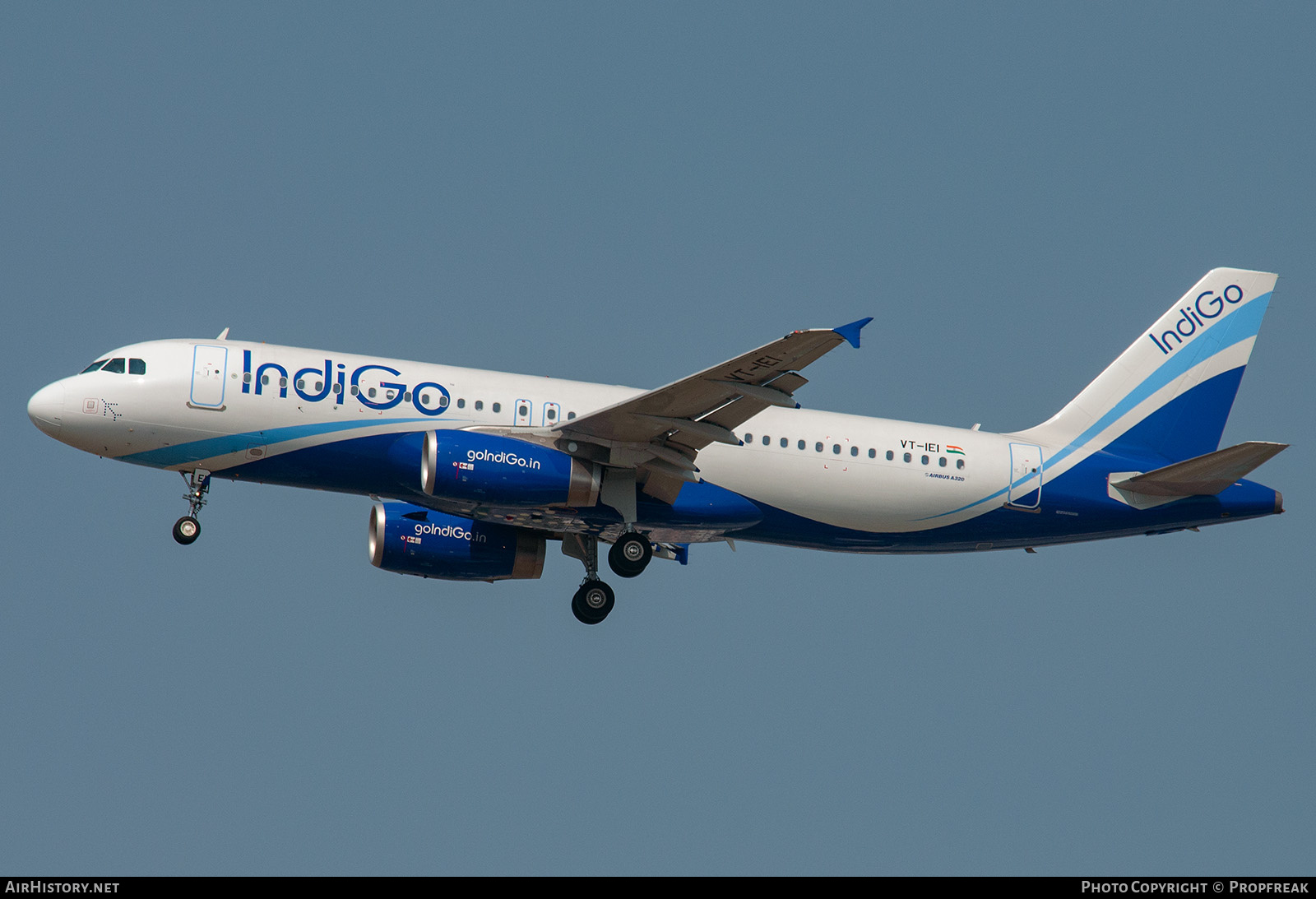 Aircraft Photo of VT-IEI | Airbus A320-232 | IndiGo | AirHistory.net #564449