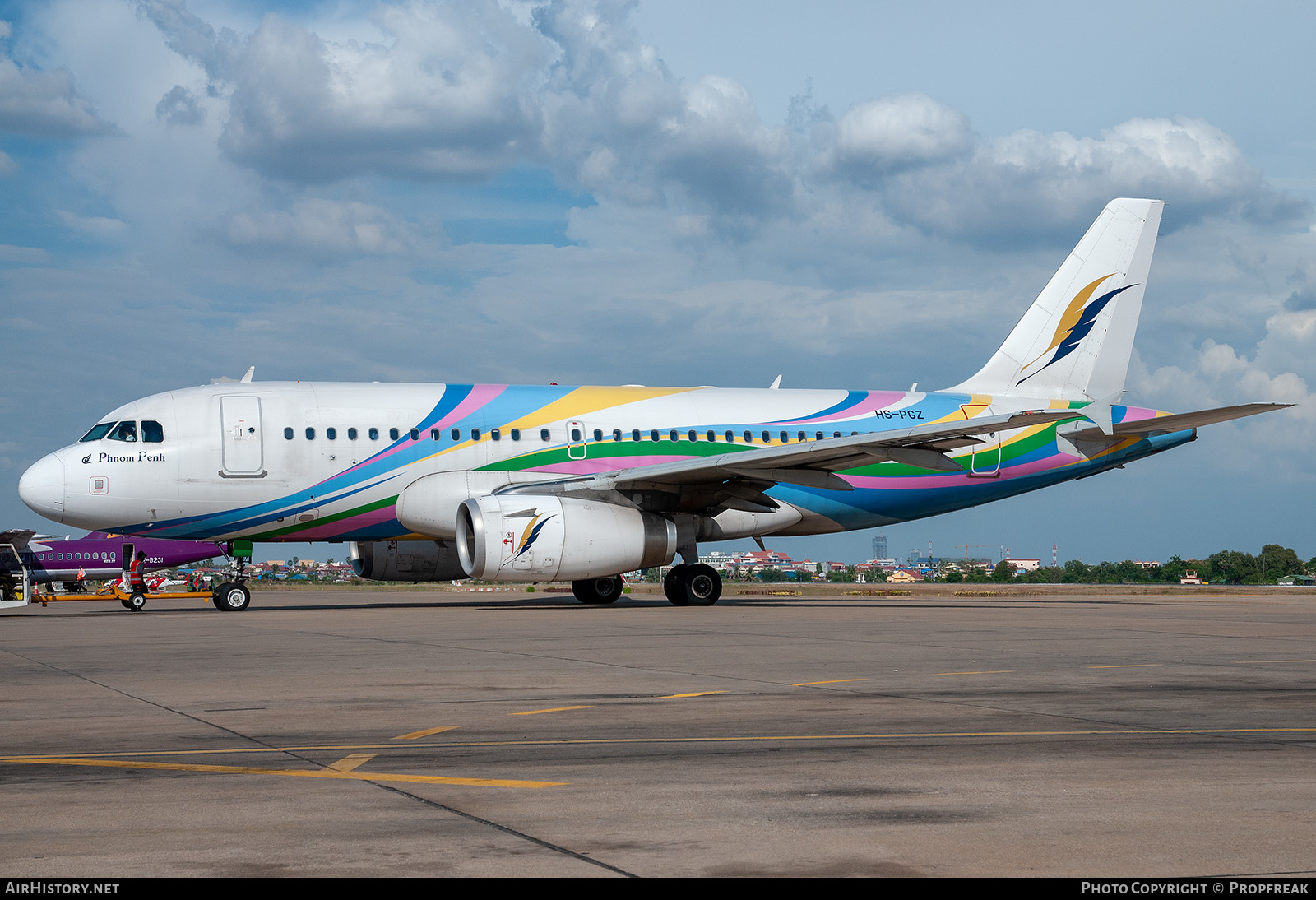 Aircraft Photo of HS-PGZ | Airbus A319-132 | Bangkok Airways | AirHistory.net #564457