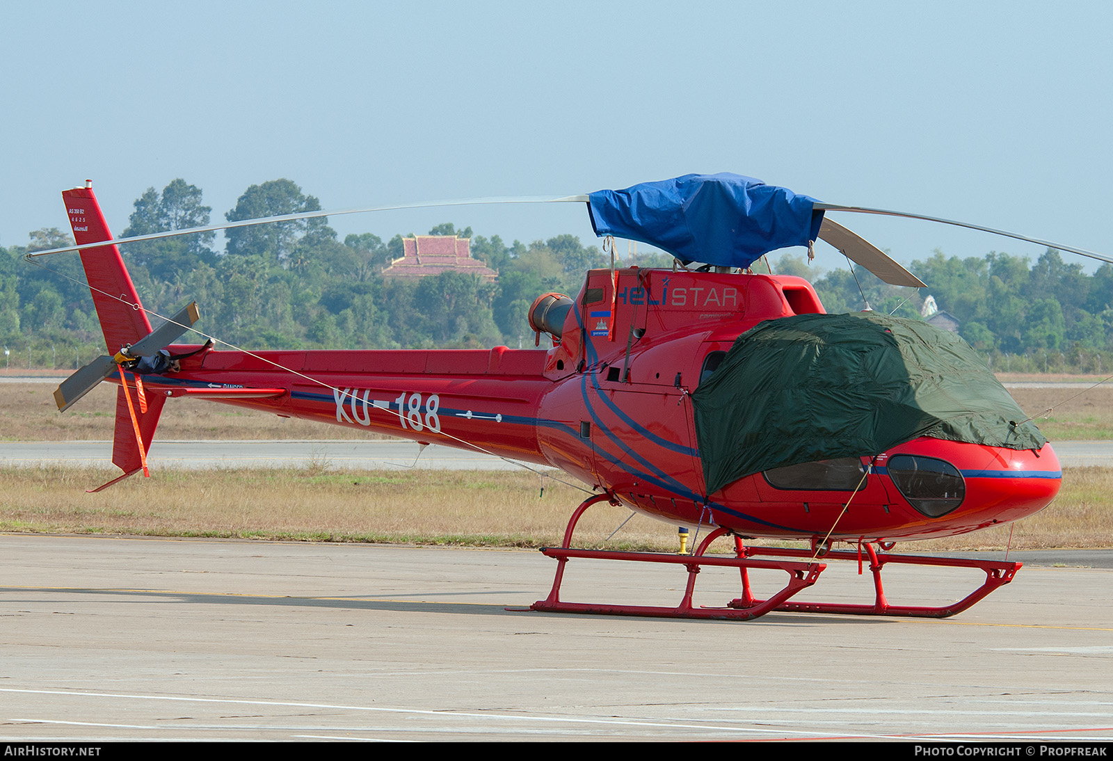 Aircraft Photo of XU-188 | Aerospatiale AS-350B-2 Ecureuil | Helistar | AirHistory.net #564462